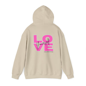 Love Yourself Hooded Sweatshirt (Back)