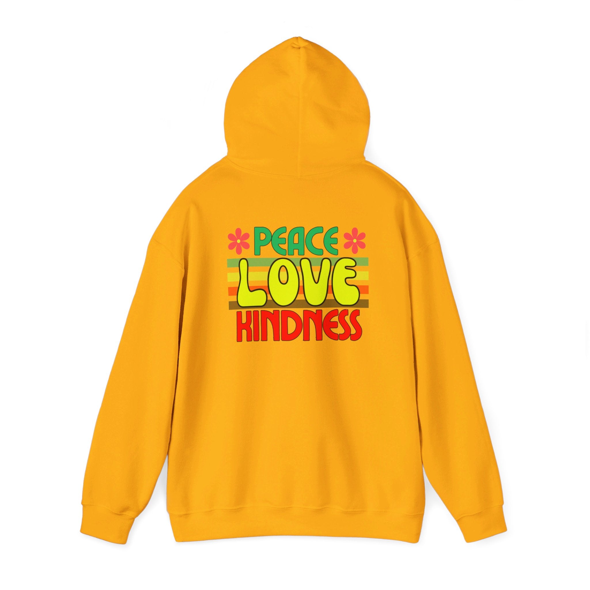 Peel Here Clothing's Peace Love Kindness Hoodie