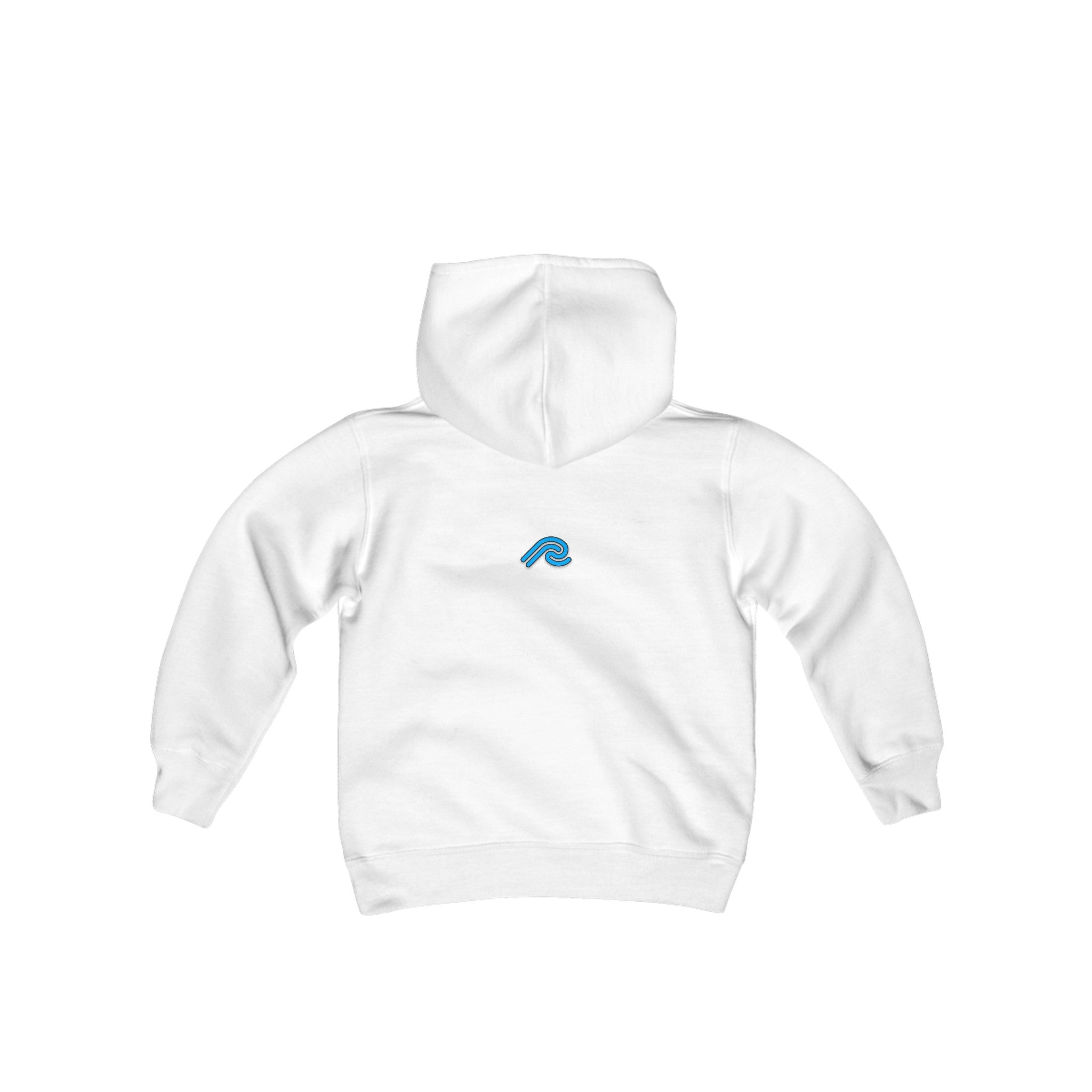 Peel Here Clothings Wave and Sun childrens hoodie