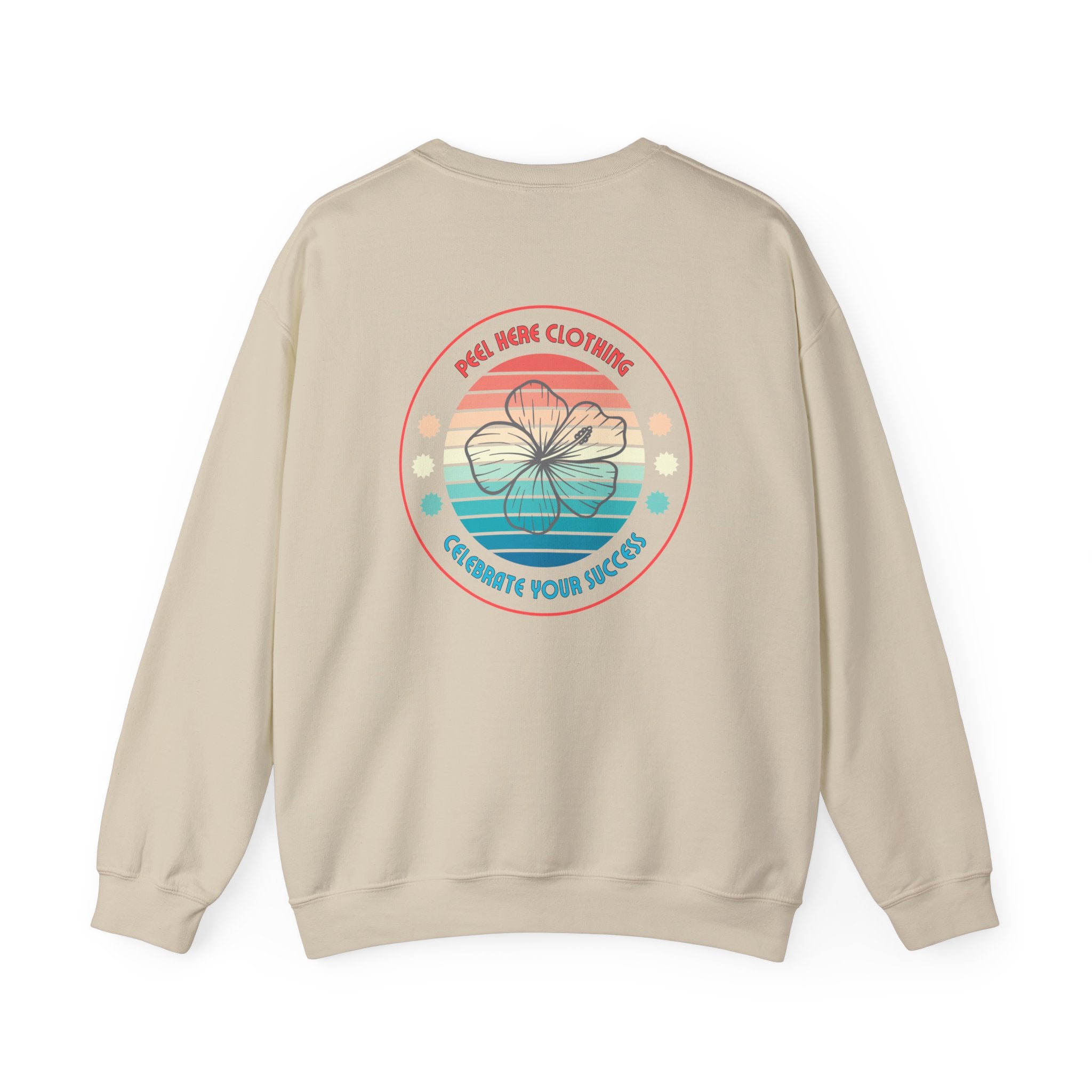 Retro Hibiscus Crewneck Sweatshirt