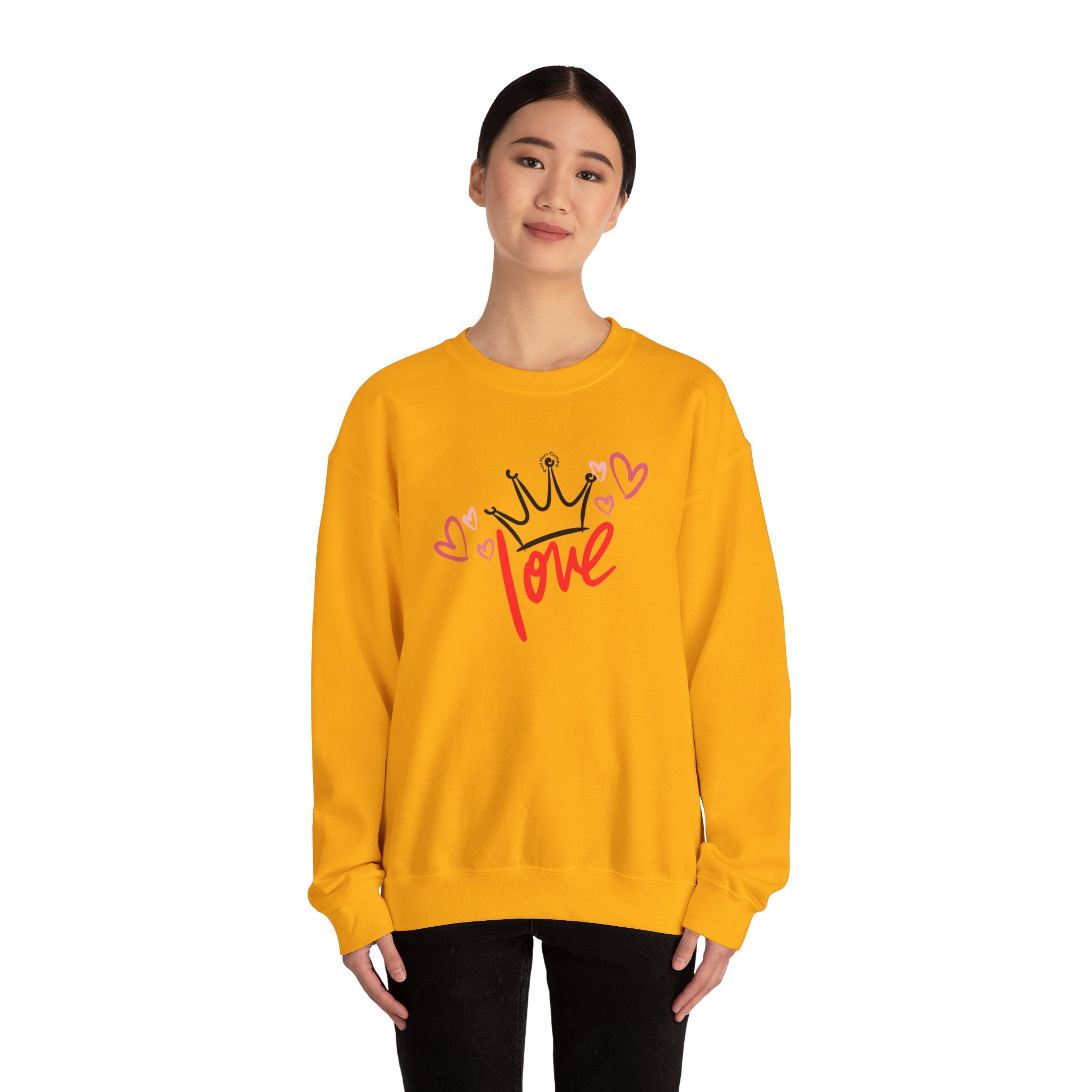 Love !!! Crewneck Sweatshirt (Front)