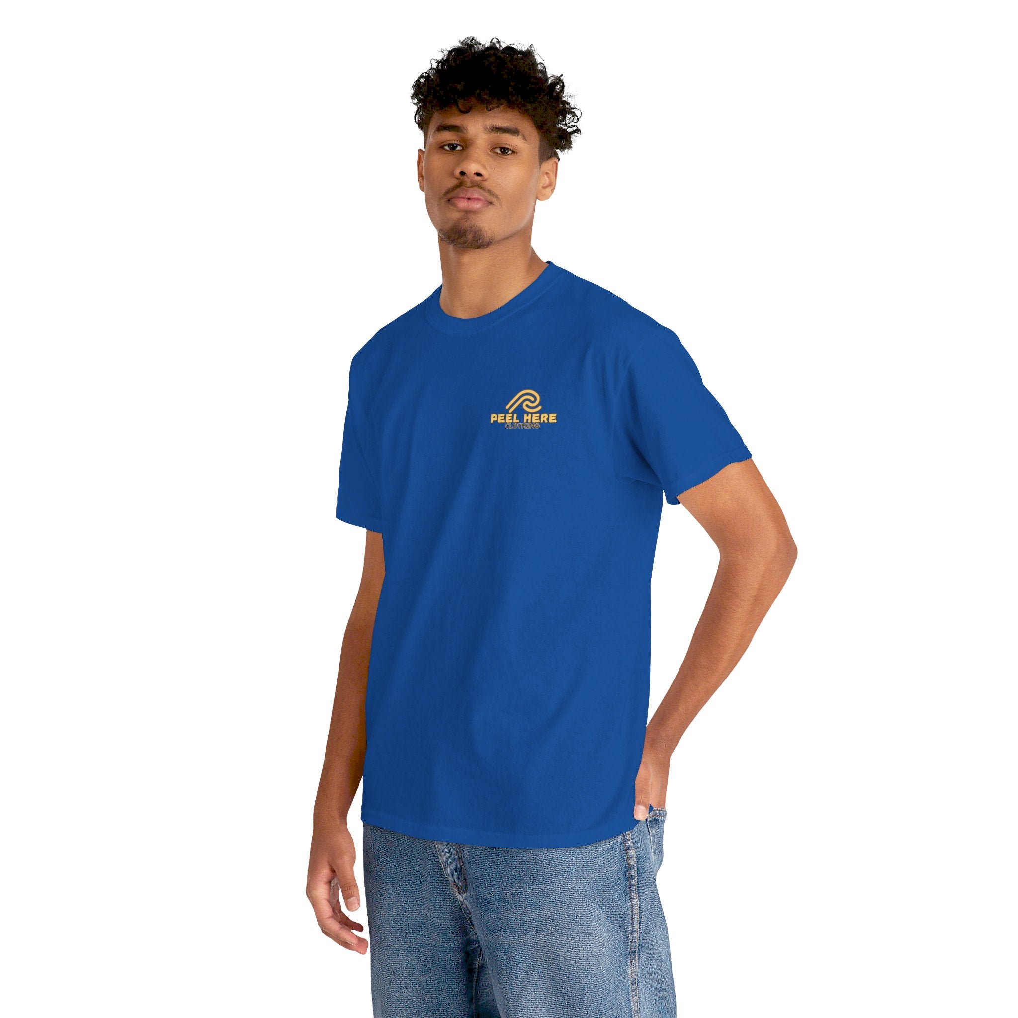 Mens Peel Here Waves and Sun T-Shirt