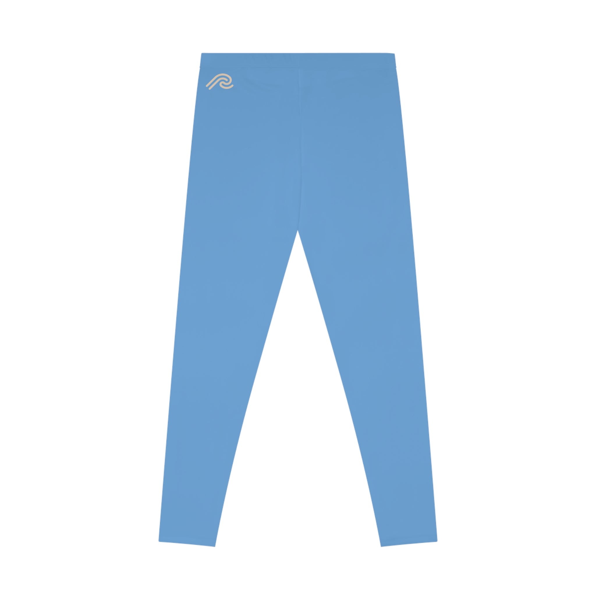 Womens Peel Here Luxe Stretchy Leggings (blue)