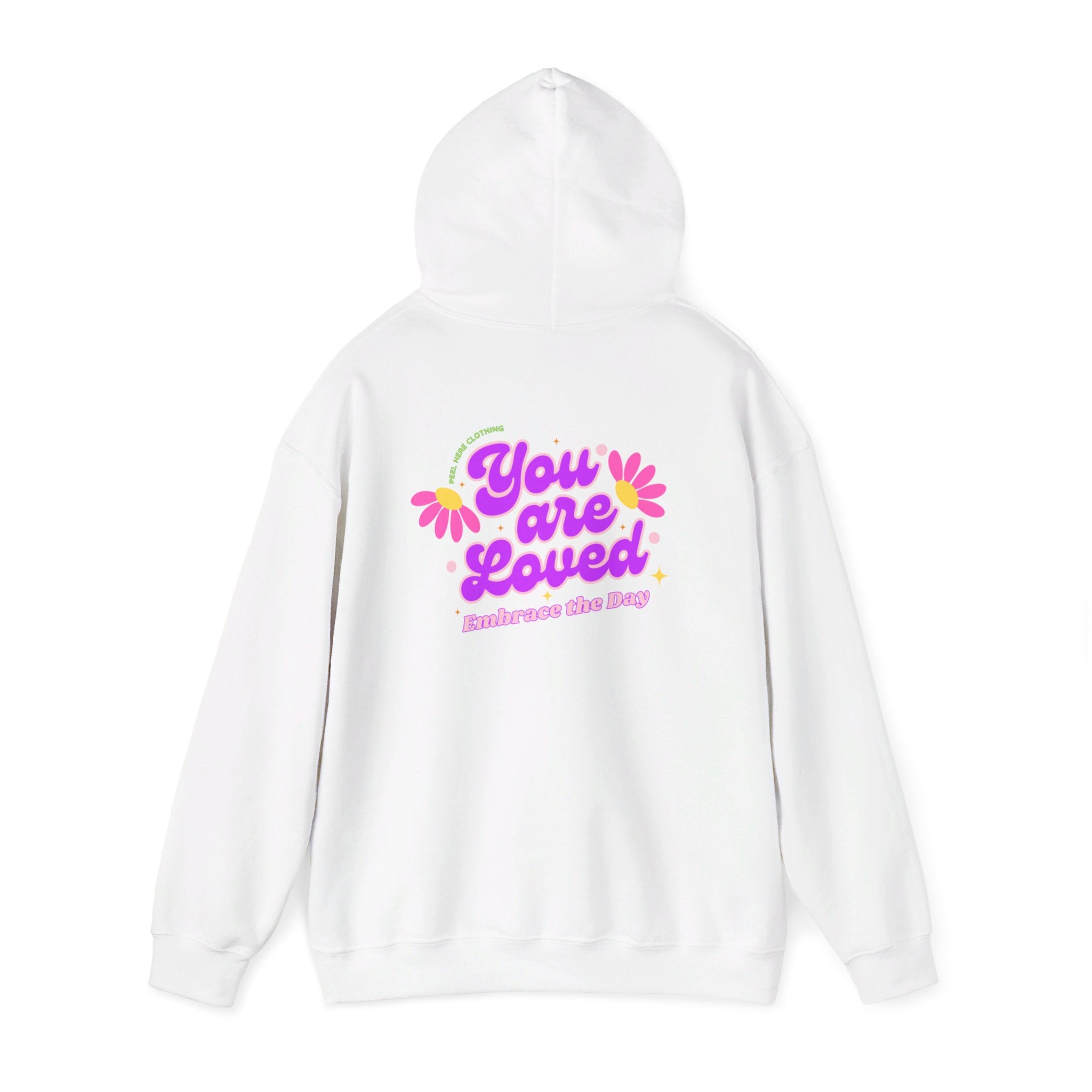 Peel Here Hoodies You Are Loved Hoodie