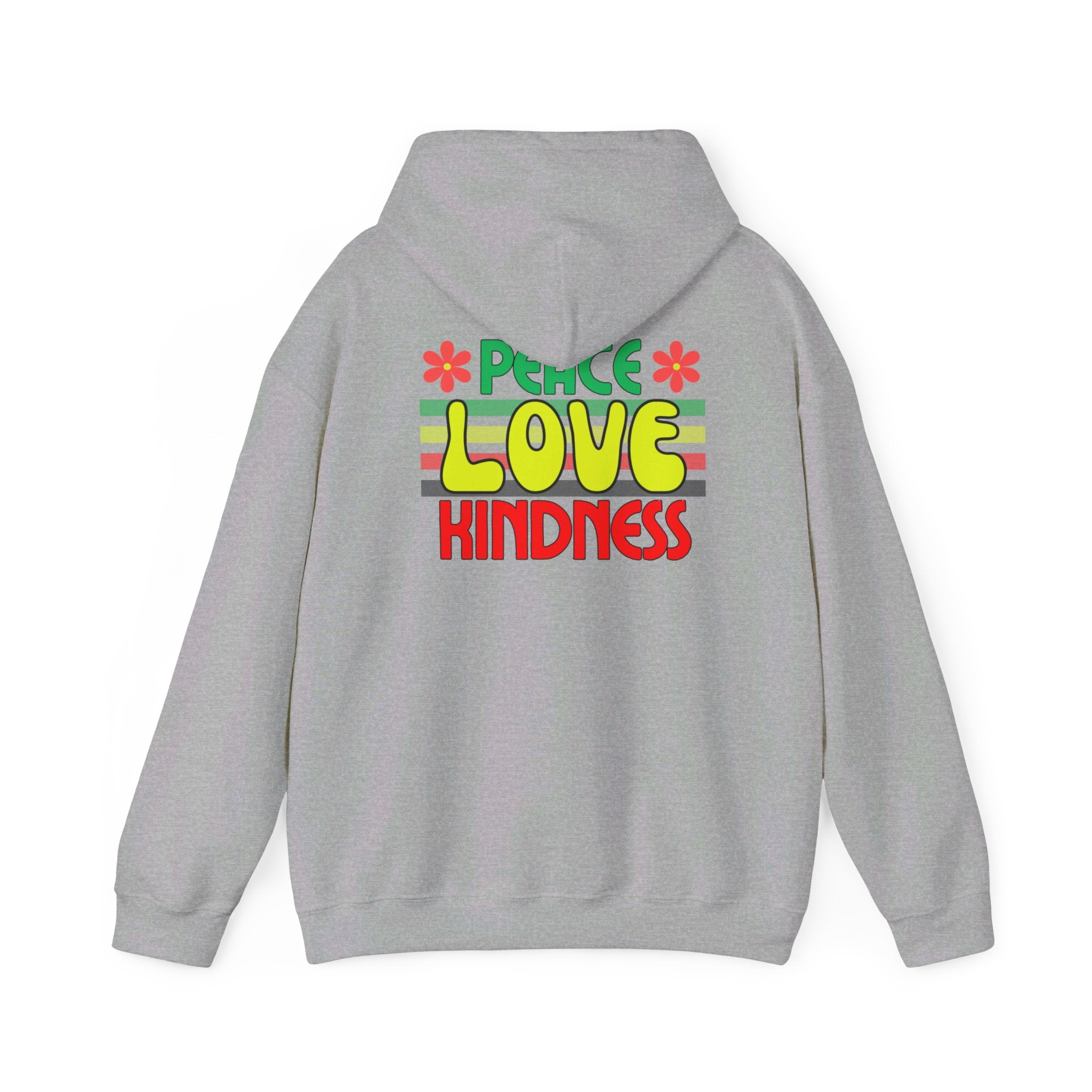 Peel Here Clothing's Peace Love Kindness Hoodie