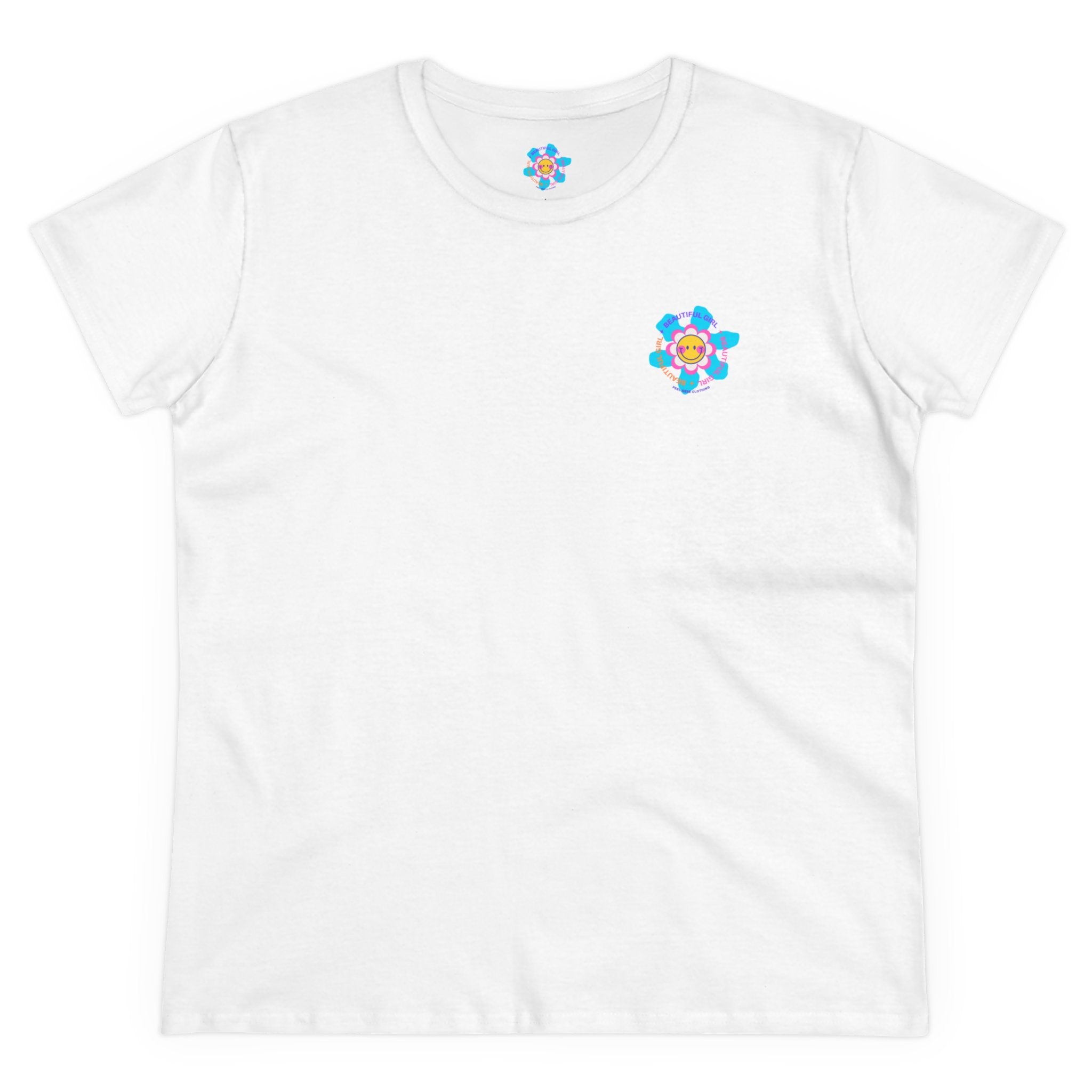 Beautiful Girl Midweight Cotton Tee (Back)