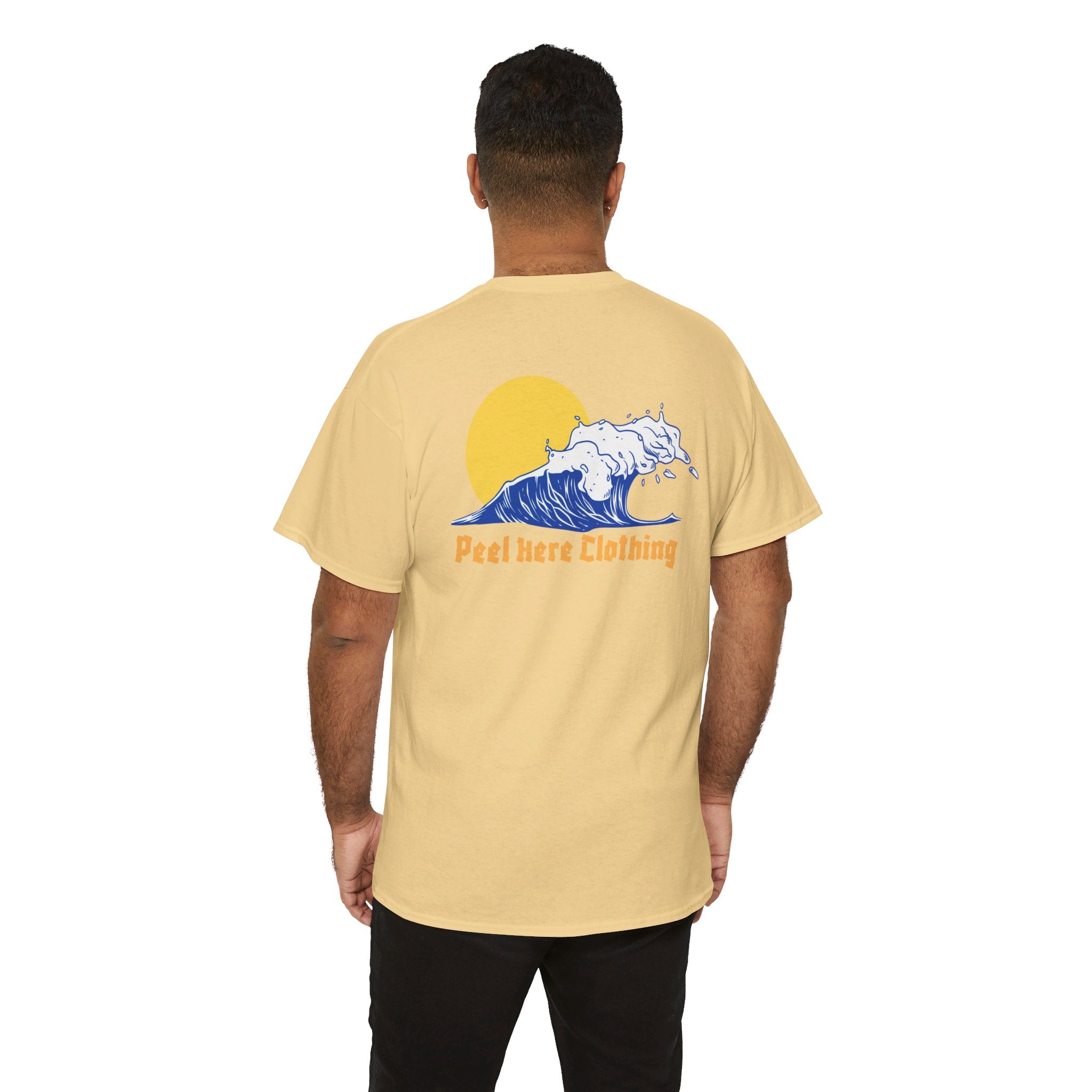 Mens Peel Here Waves and Sun T-Shirt