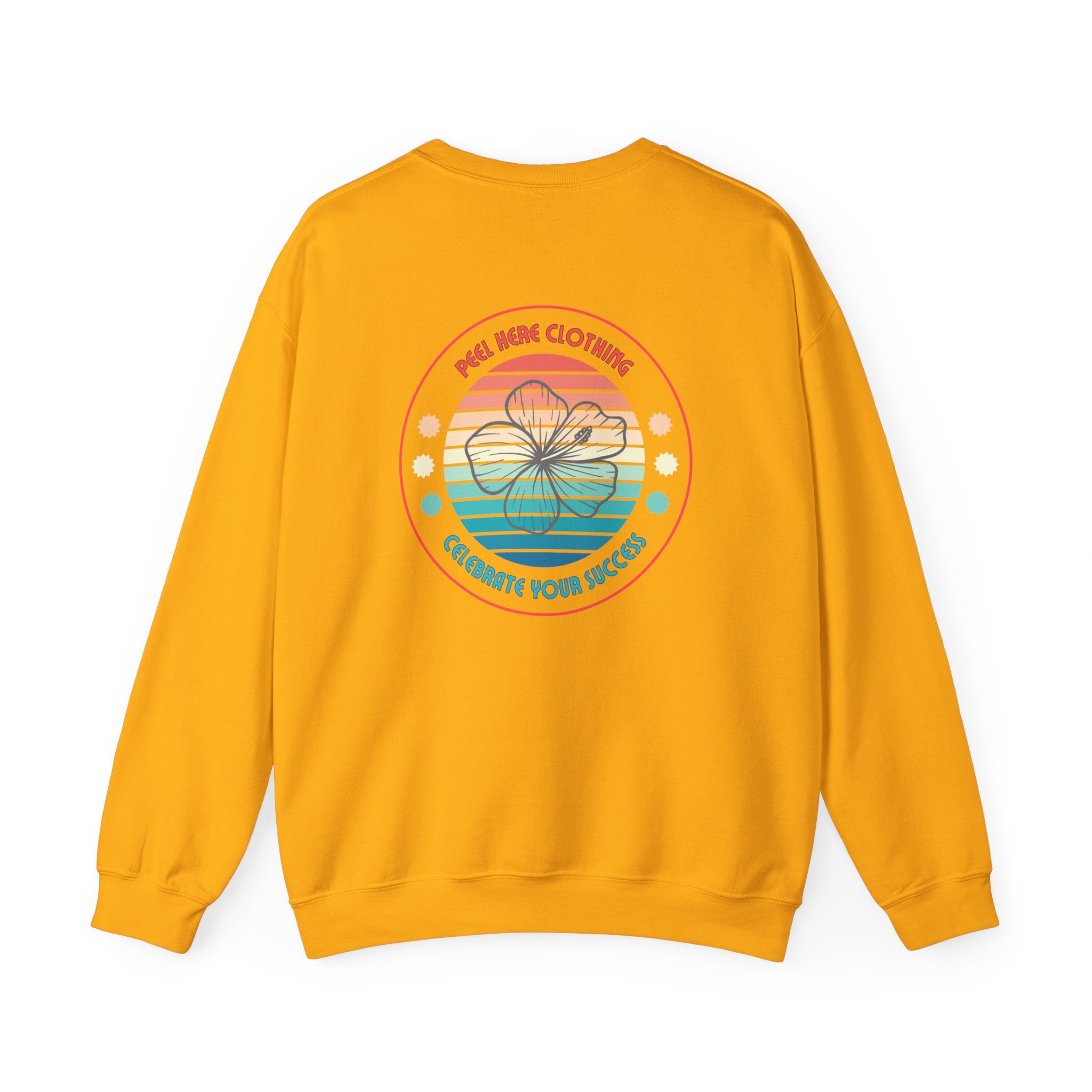 Retro Hibiscus Crewneck Sweatshirt