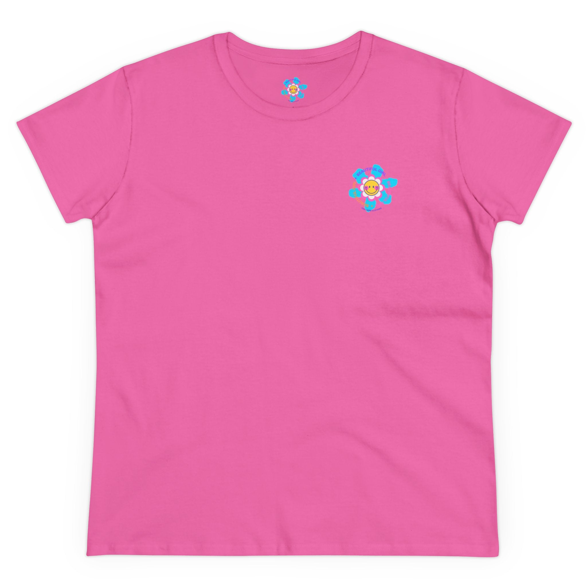 Beautiful Girl Midweight Cotton Tee (Back)