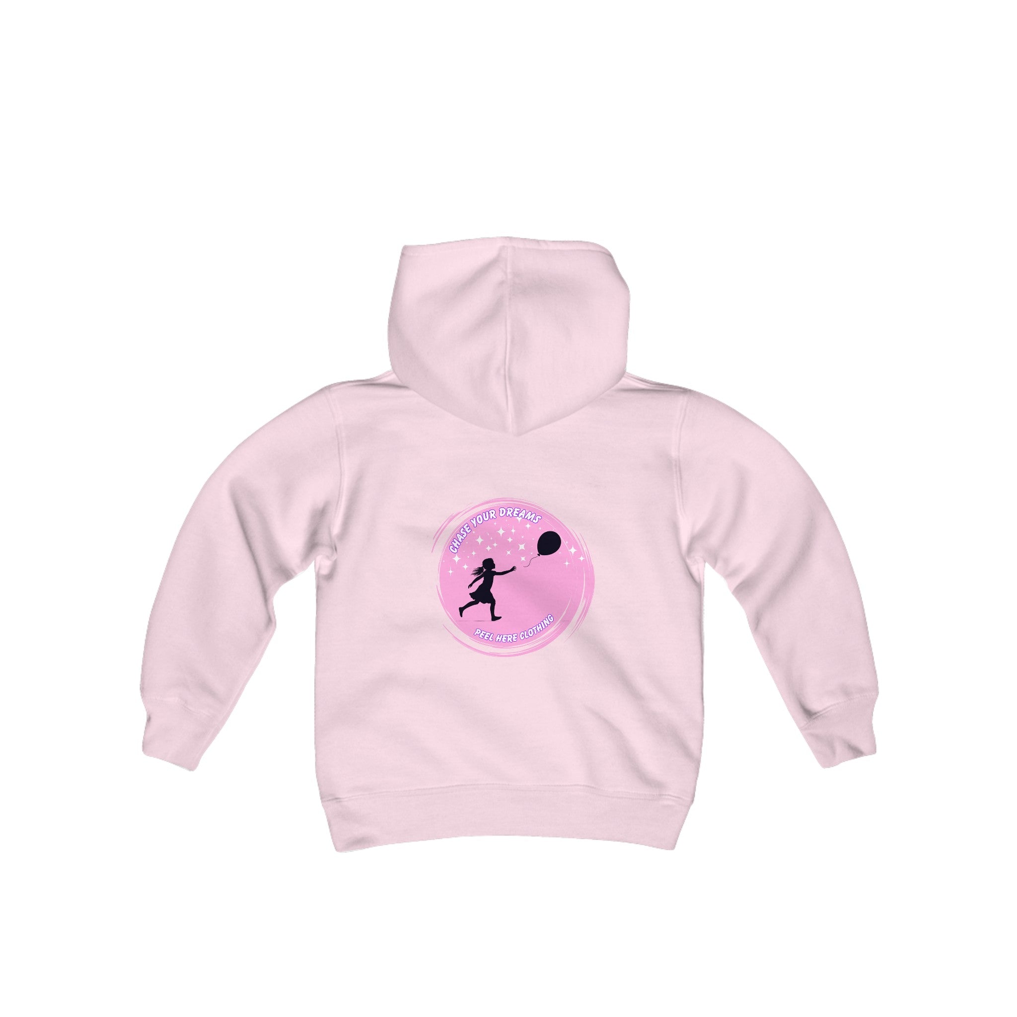 Peel Here Clothings Chase Your Dreams Childrens hoodie