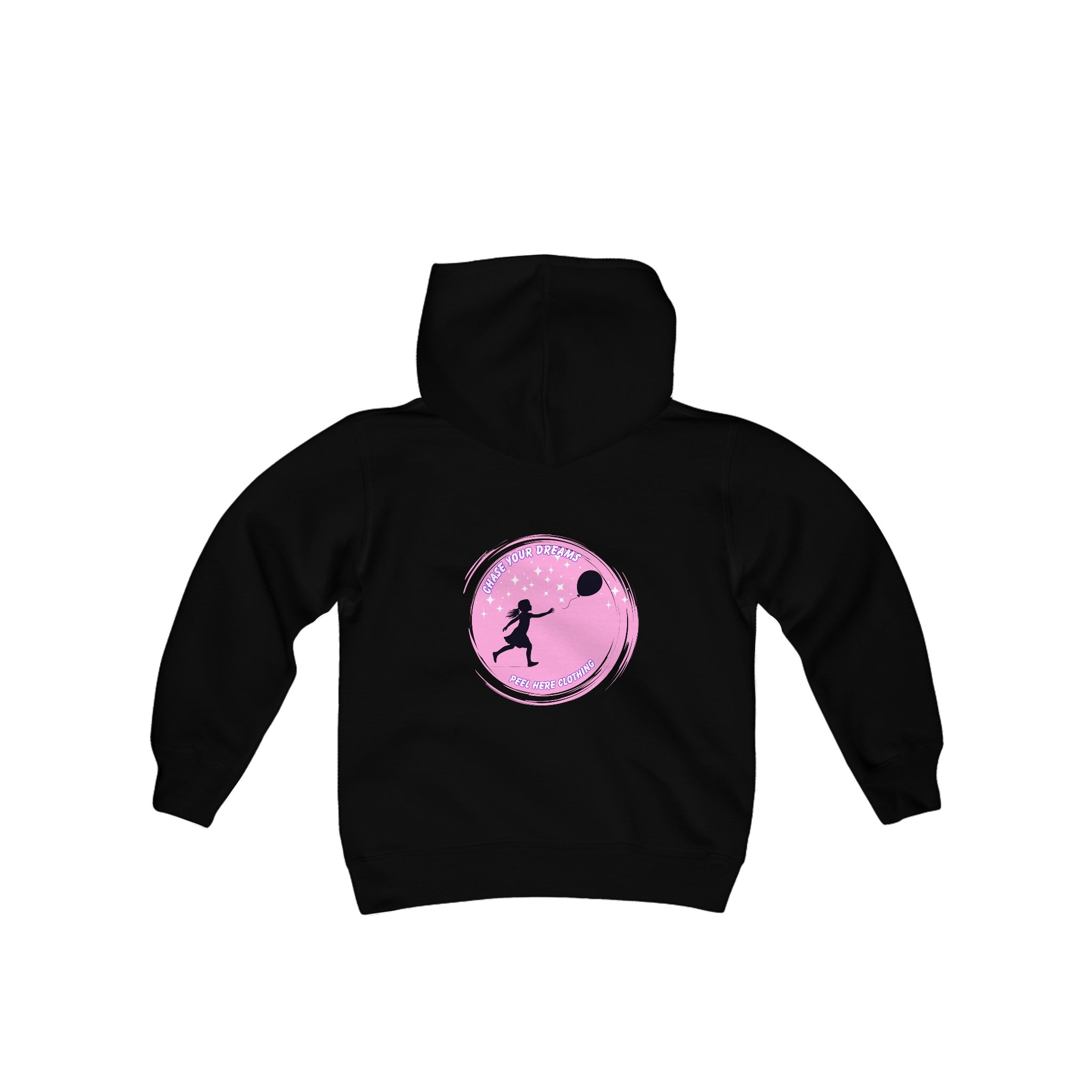 Peel Here Clothings Chase Your Dreams Childrens hoodie