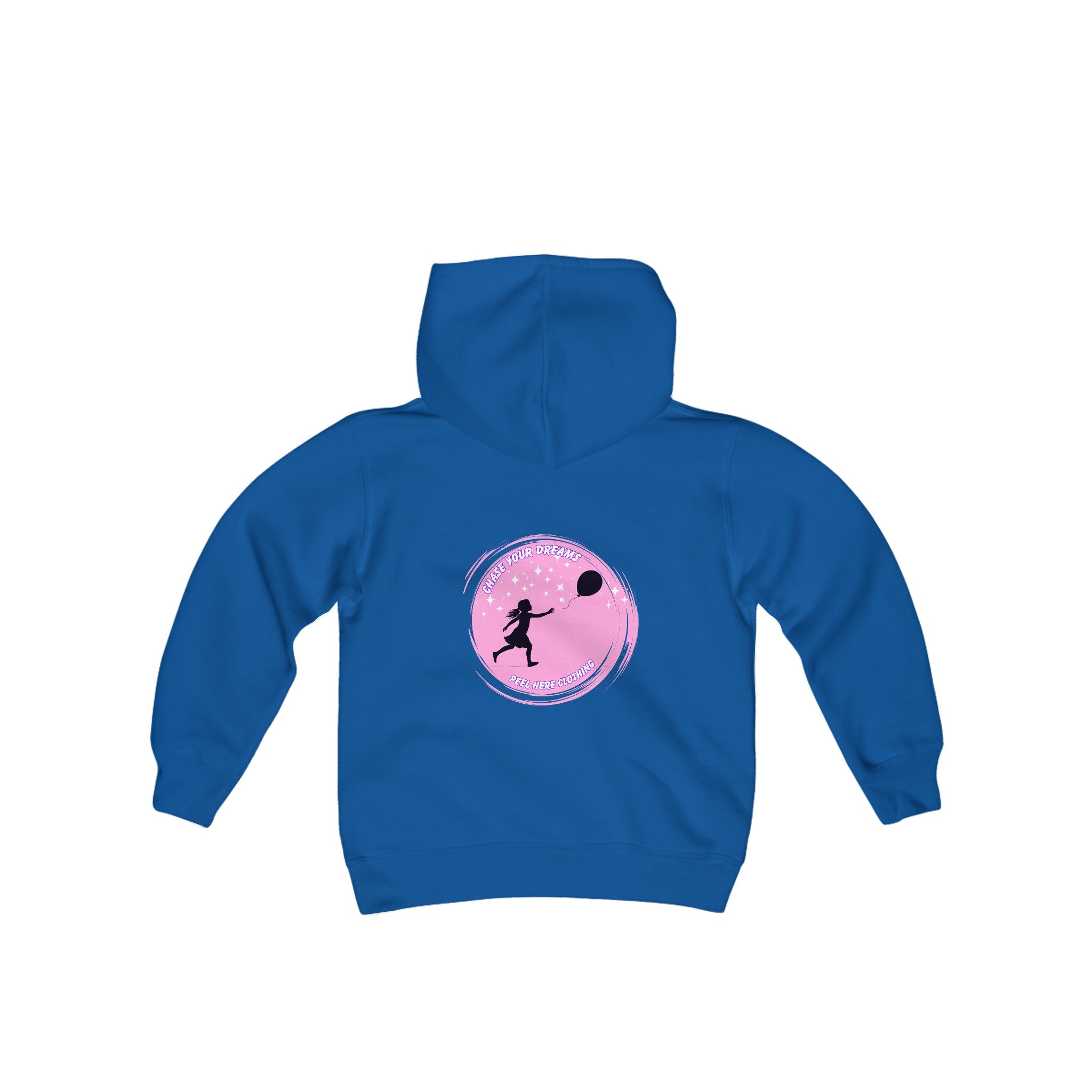 Peel Here Clothings Chase Your Dreams Childrens hoodie