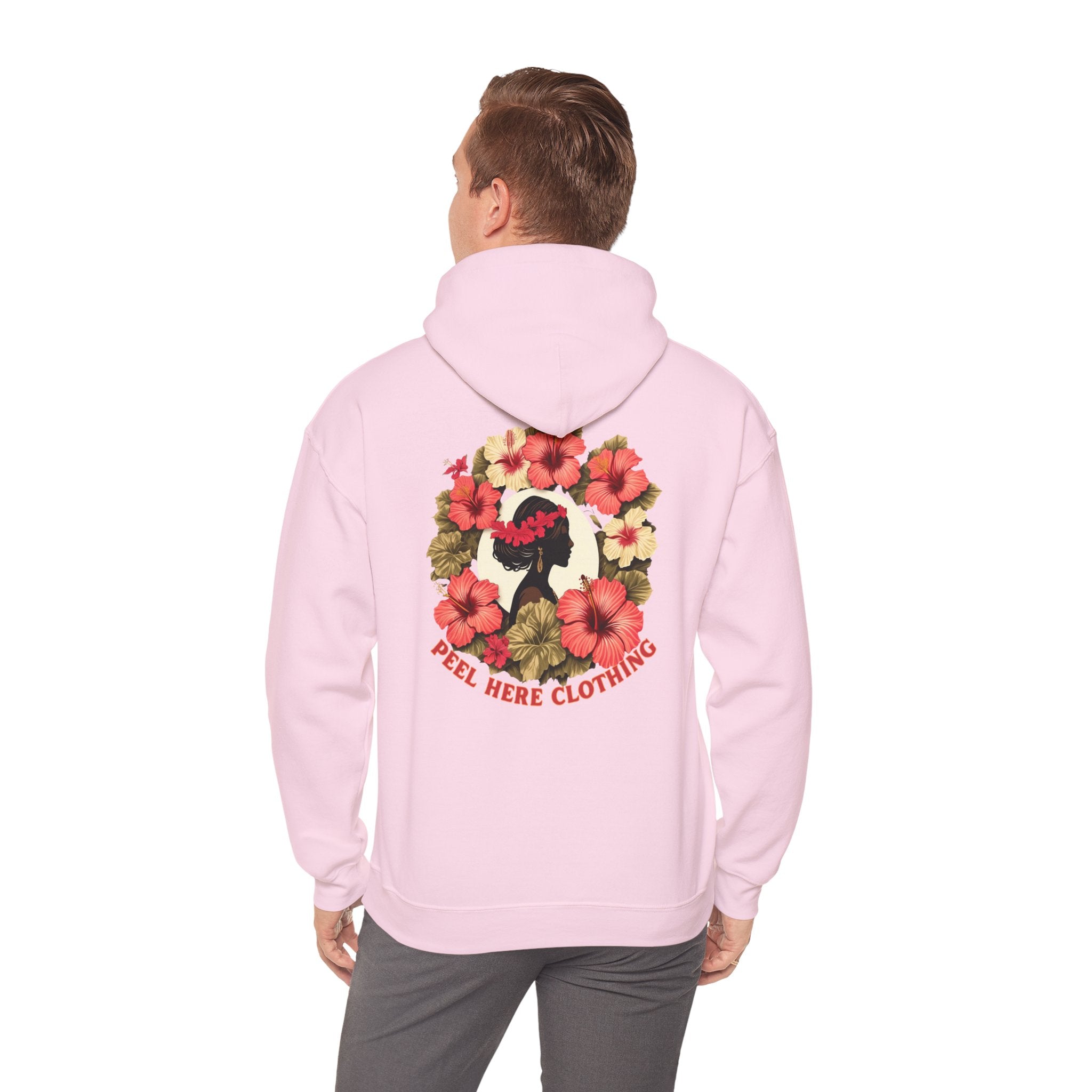 Hibiscus Princess Hooded Sweatshirt Heavy Blend