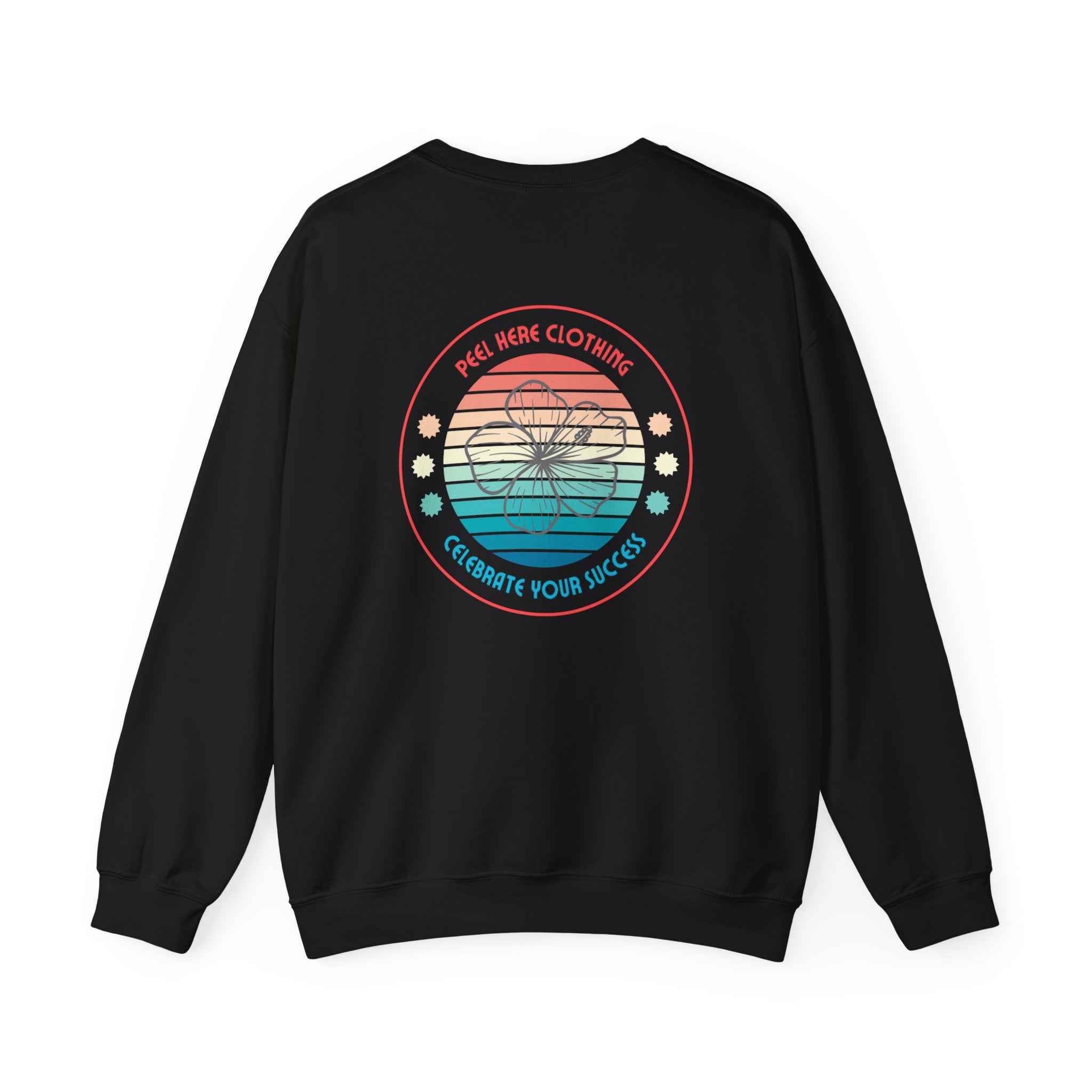 Retro Hibiscus Crewneck Sweatshirt