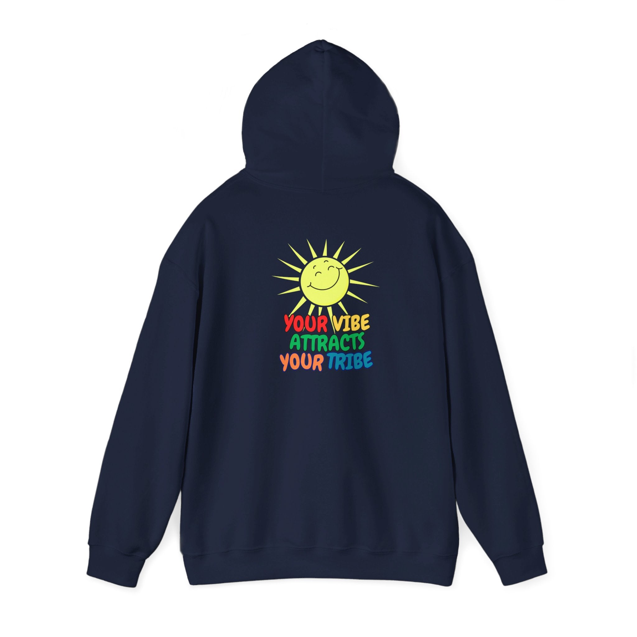 Peel Here Clothing's Your Vibe Attracts Your Tribe Hoodie