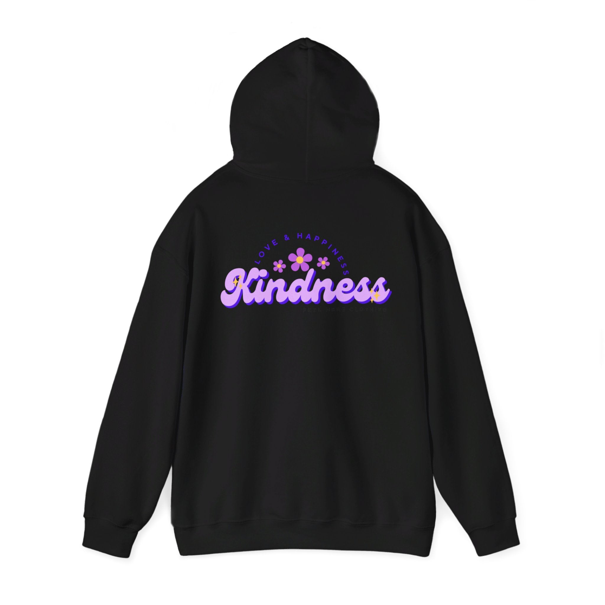 Peel here Clothings Kindness hoodie ( Back)