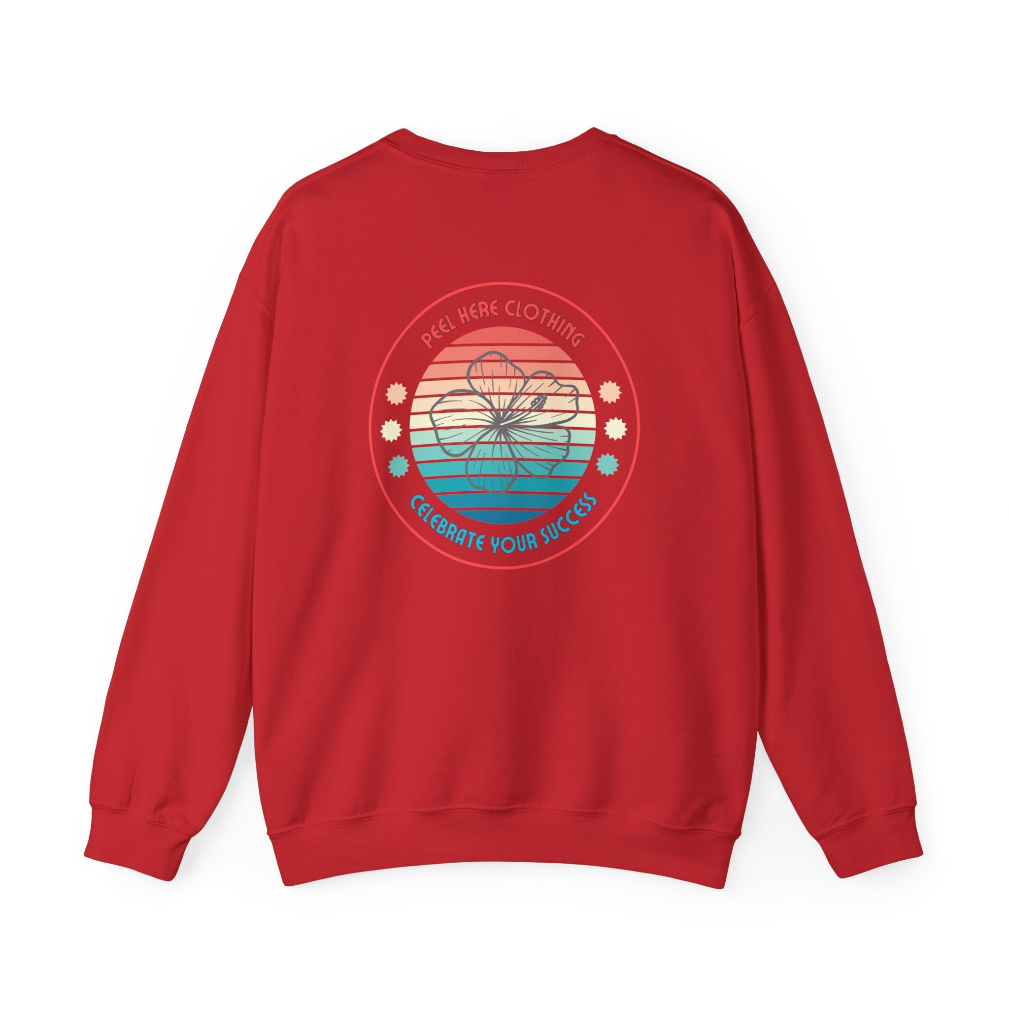 Retro Hibiscus Crewneck Sweatshirt