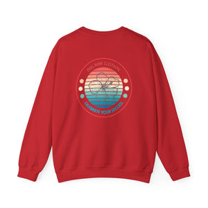 Retro Hibiscus Crewneck Sweatshirt