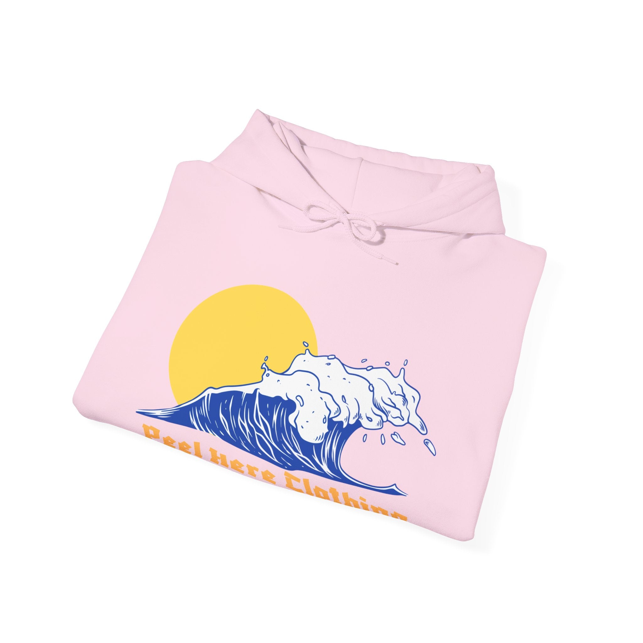 Peel Here Clothing's Wave and Sun Hoodie