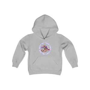 Youth Heavy Blend Hooded Sweatshirt (Be The Hero)