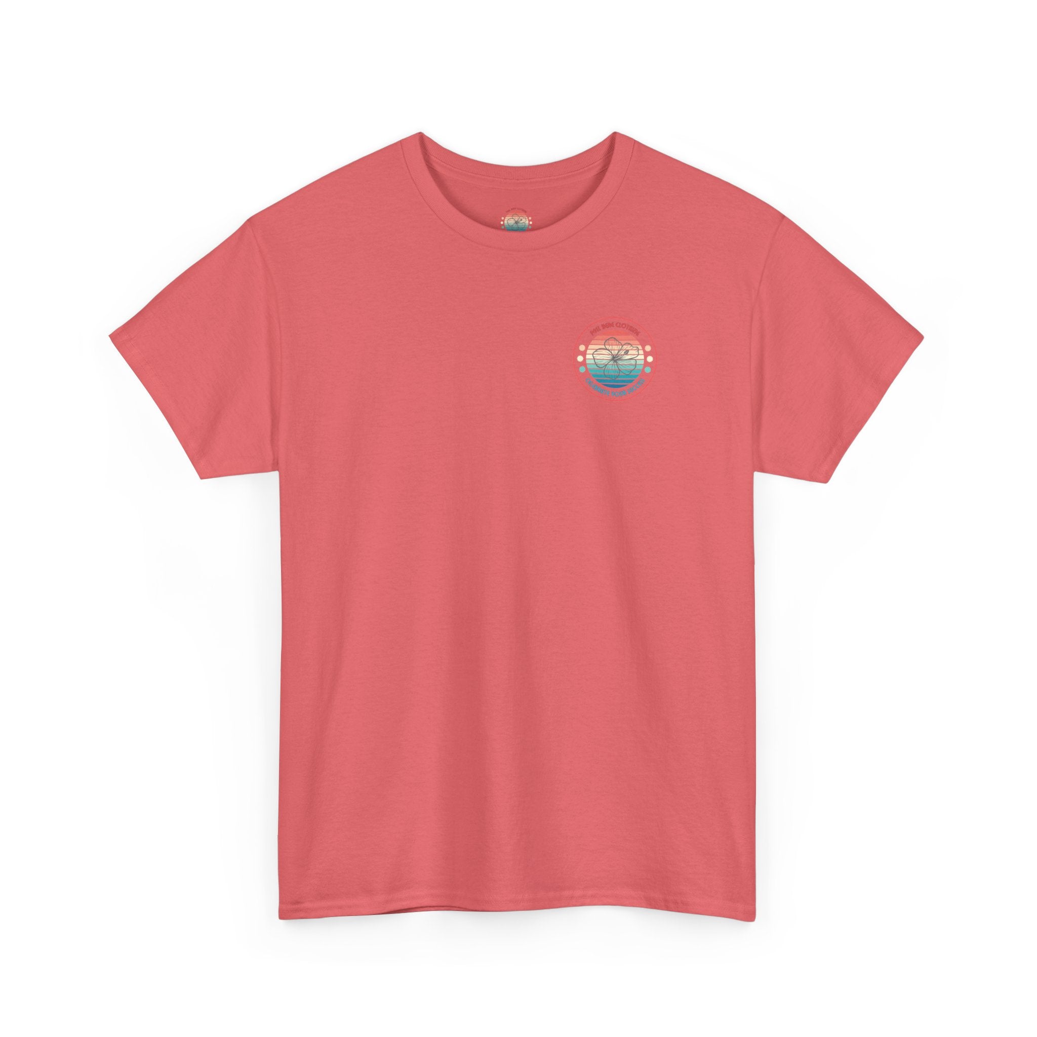 Retro Hibiscus Heavy Cotton Tee