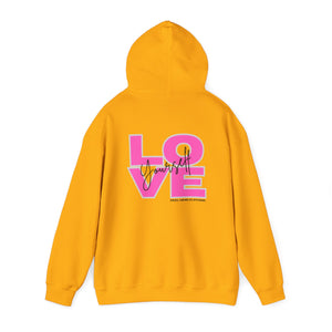 Love Yourself Hooded Sweatshirt (Back)