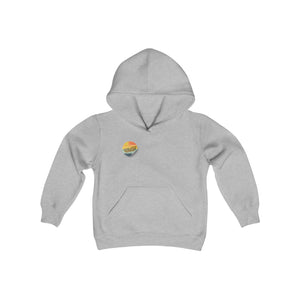 Peel Here Clothings Retro sticker Childrens hoodie