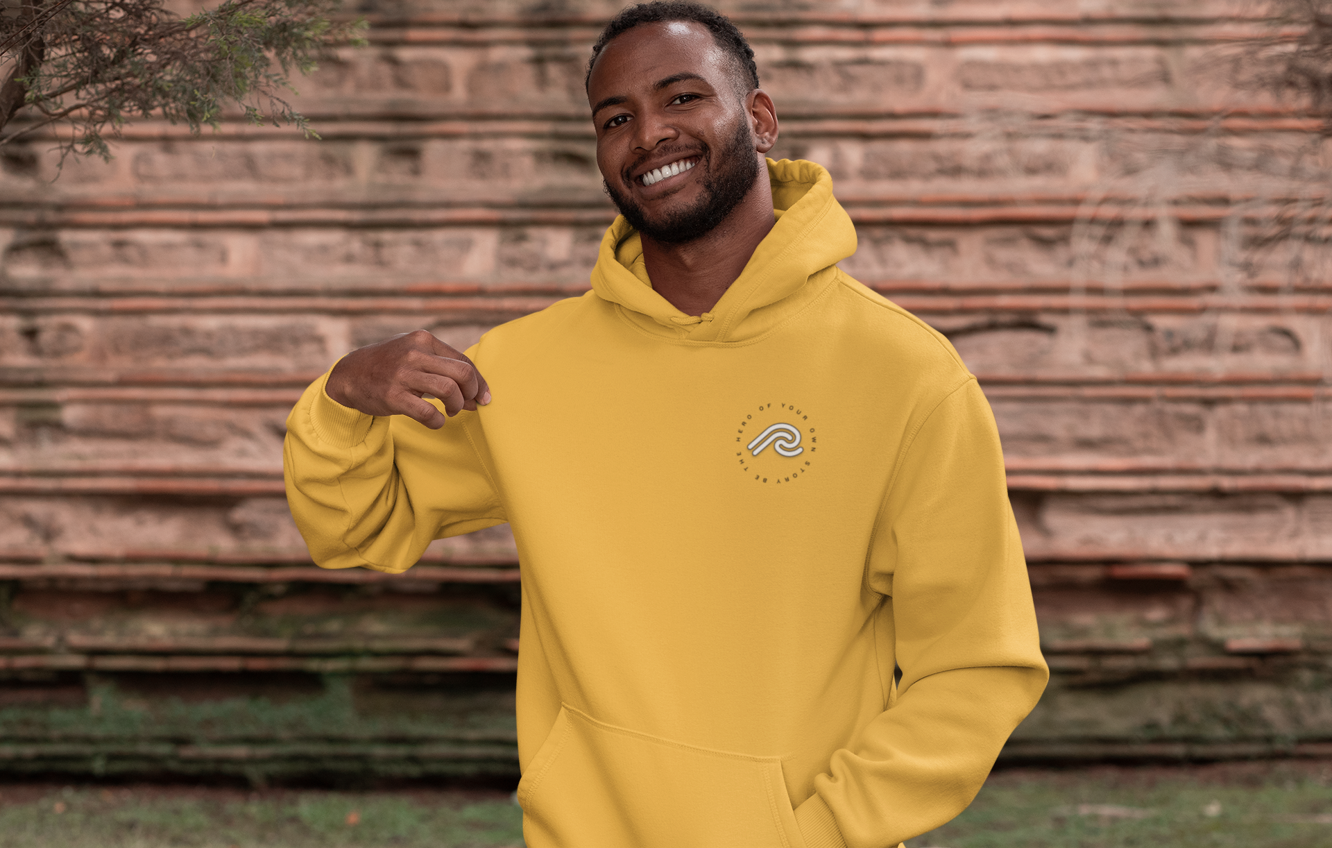 Men's Peel Here Clothing "Retro Dot" Hoodie