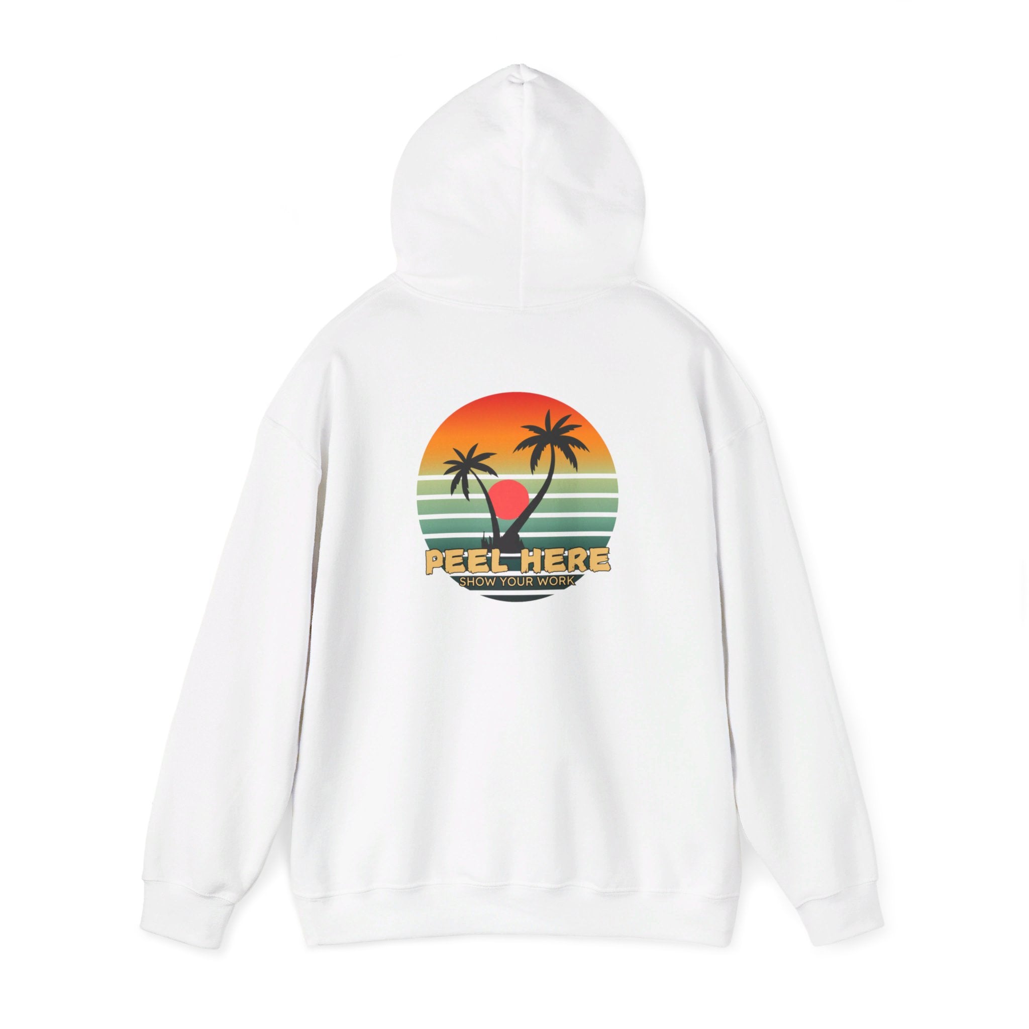 Peel here clothing's Island sun Hoodie