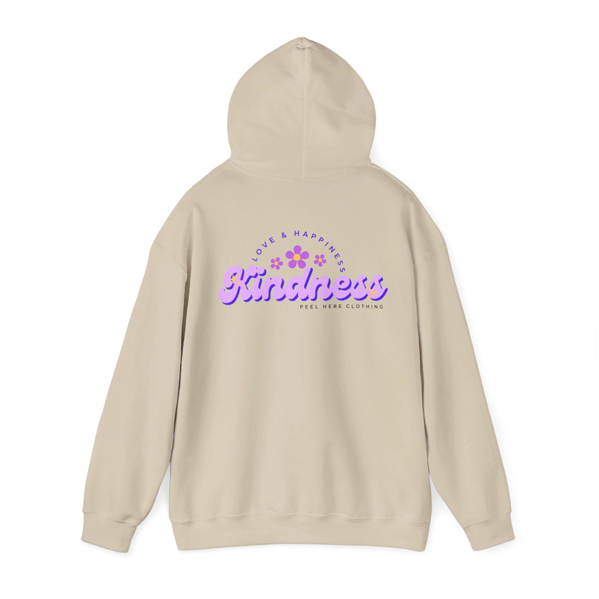 Peel here Clothings Kindness hoodie ( Back)