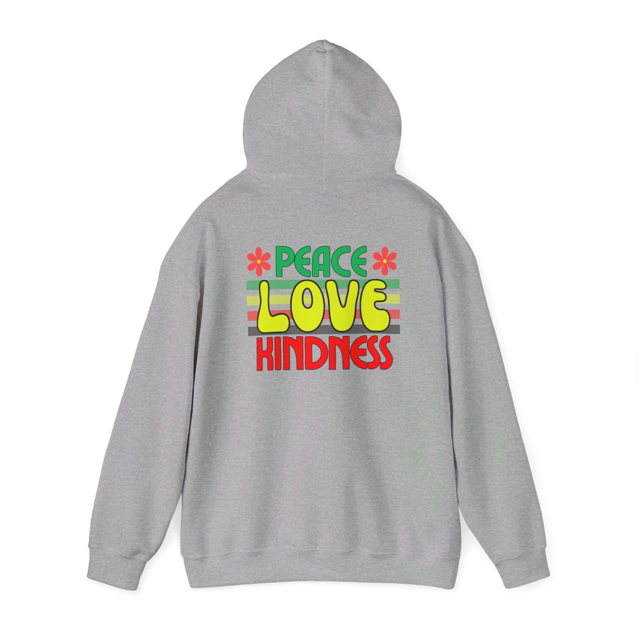 Peel Here Clothing's Peace Love Kindness Hoodie