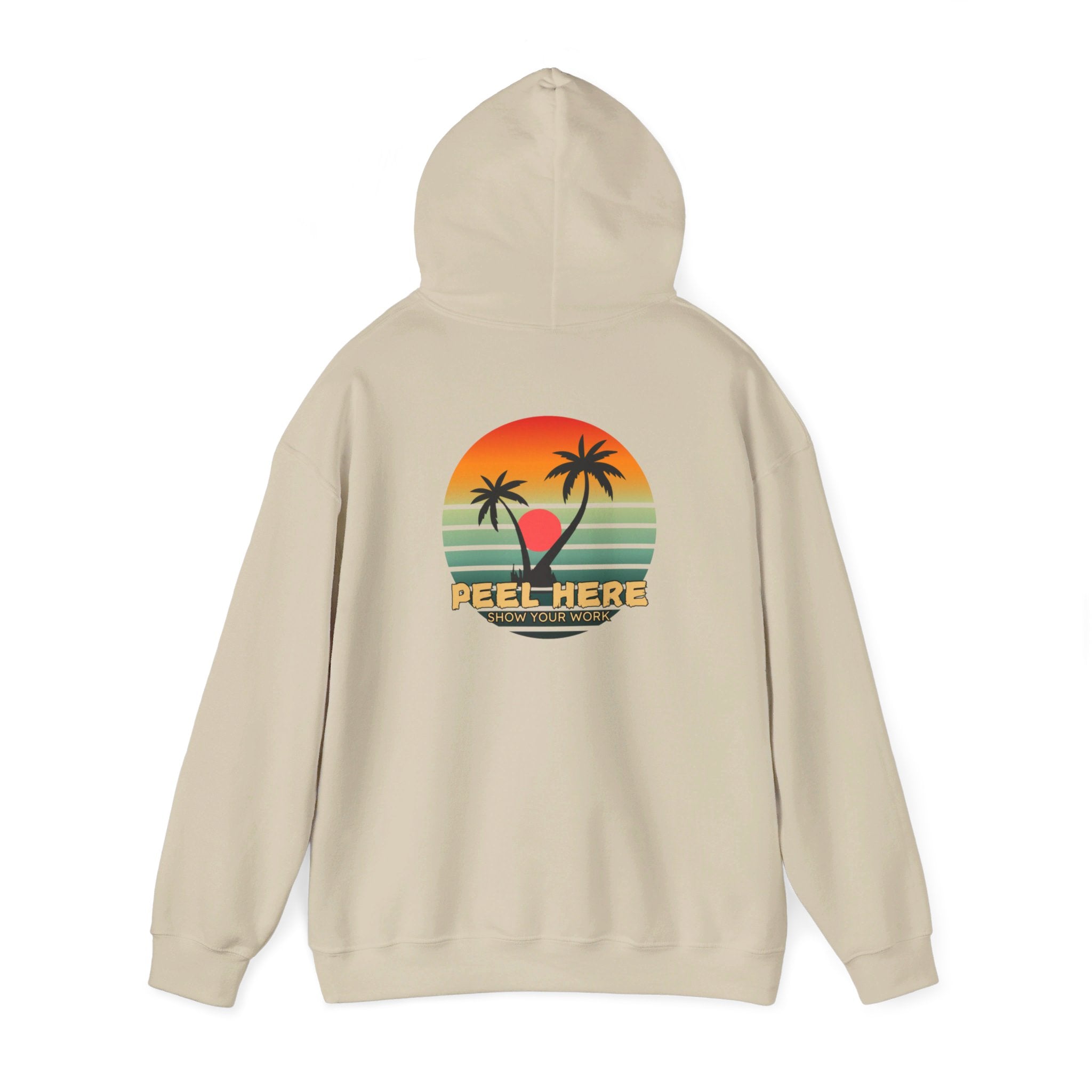 Peel here clothing's Island sun Hoodie