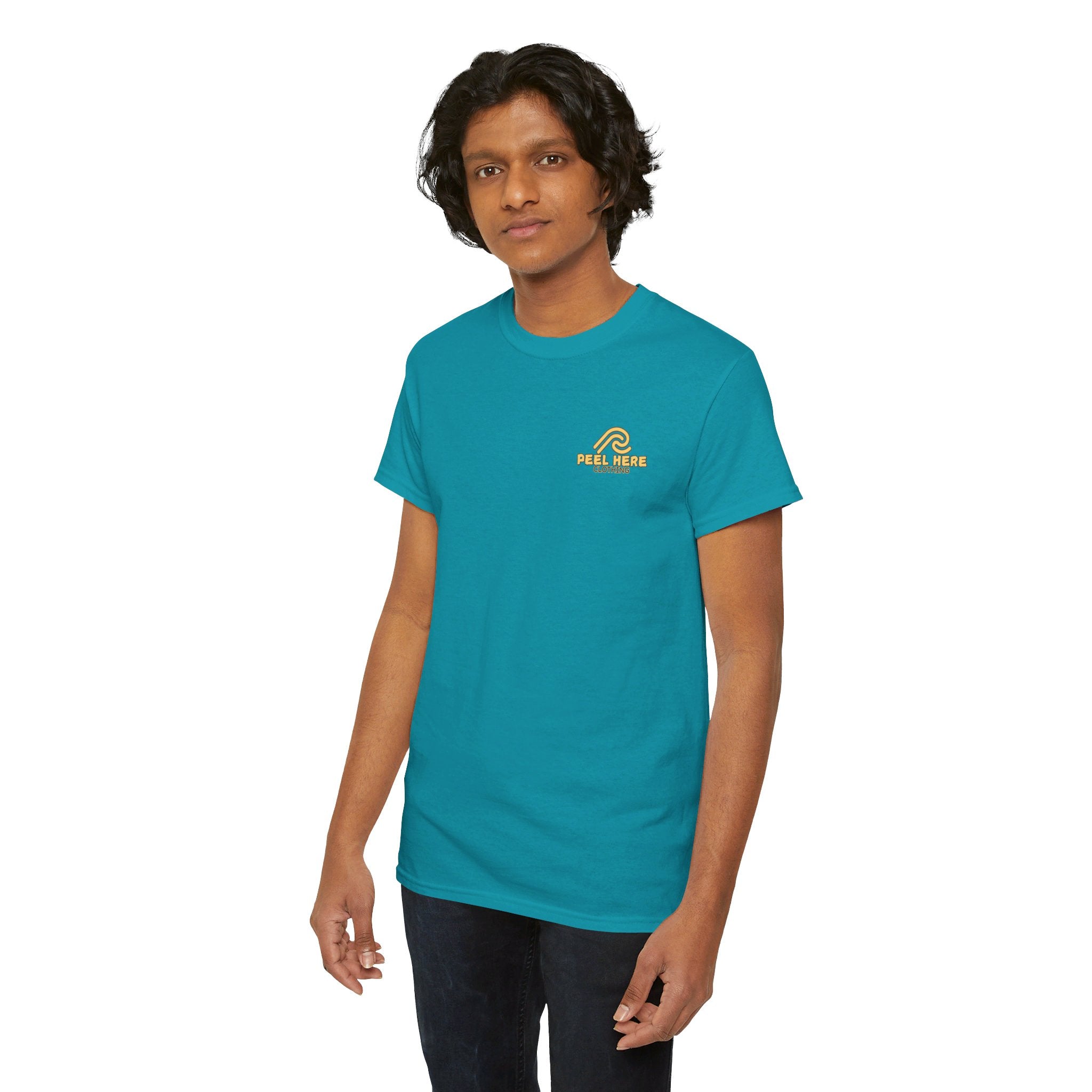 Mens Peel Here Waves and Sun T-Shirt