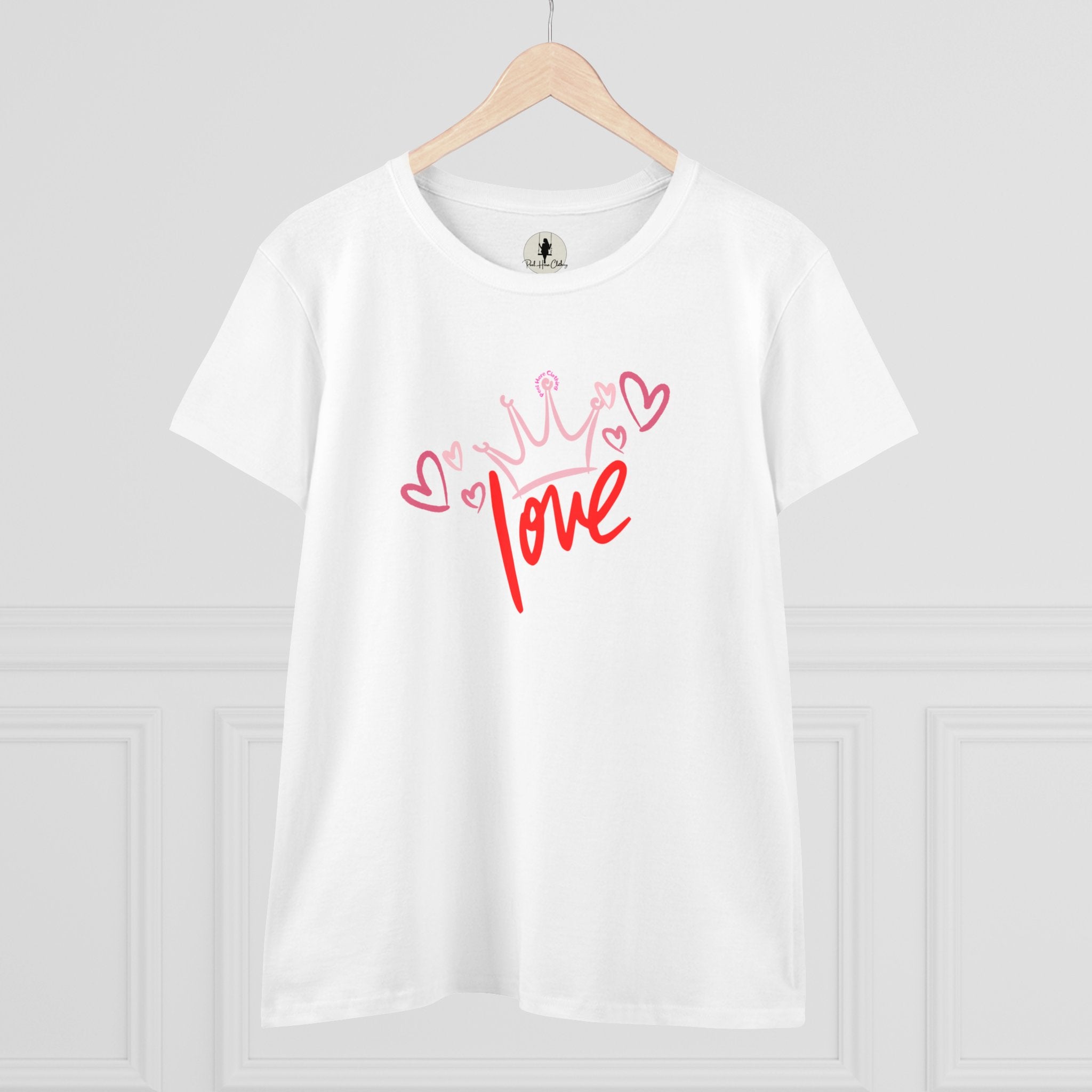 Love !!! Midweight Cotton Tee (Front)