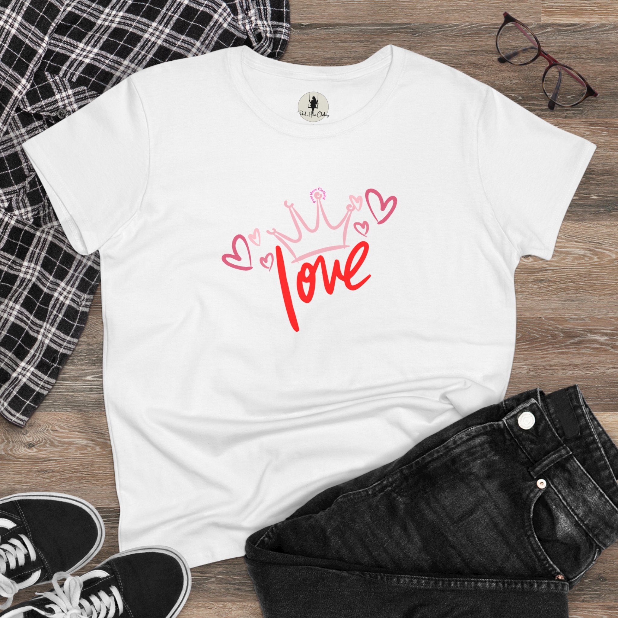 Love !!! Midweight Cotton Tee (Front)