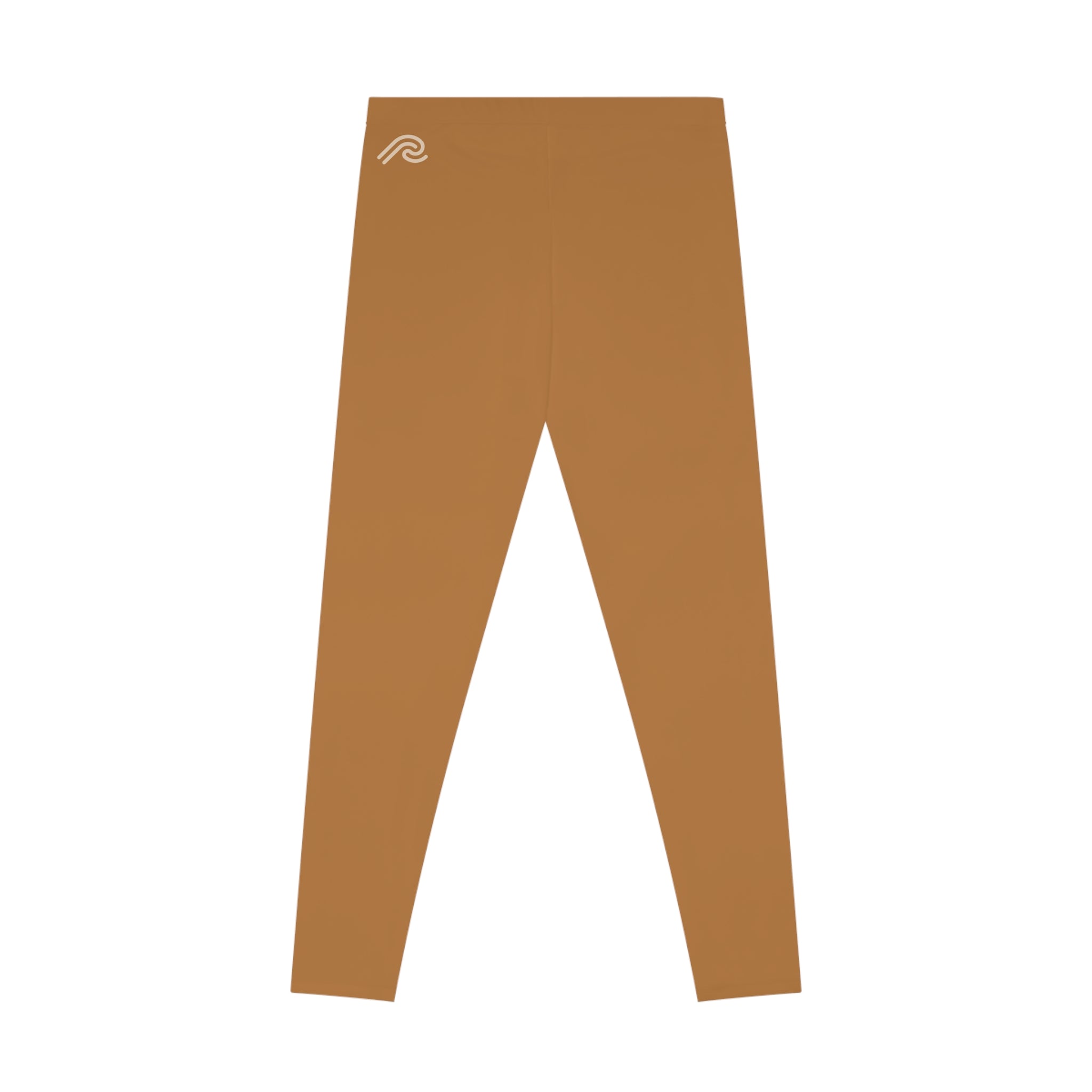 Womens Peel Here Luxe Stretchy Leggings (light brown)