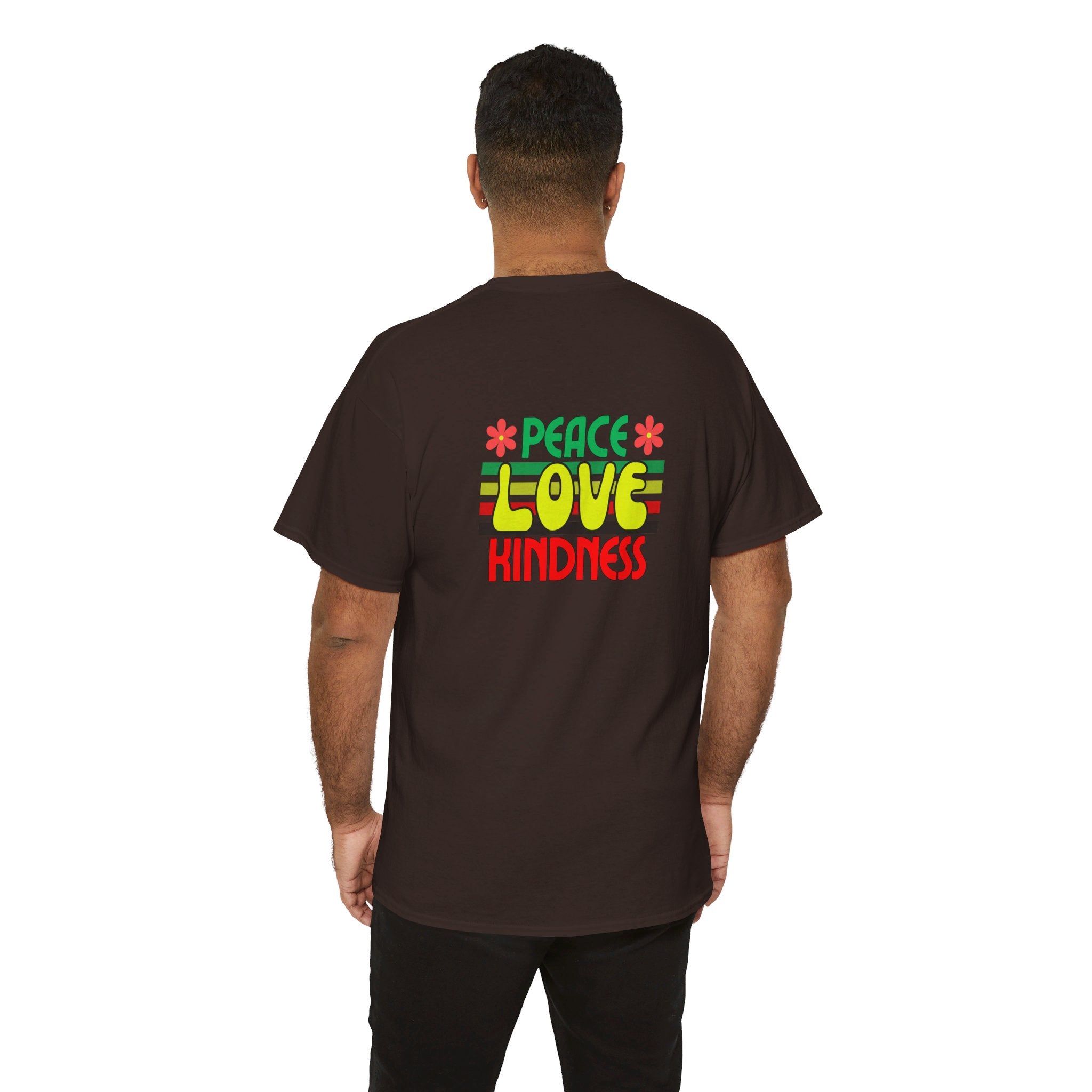 Peel Here Clothing Men's "Peace, Love, Kindness" T-Shirt"