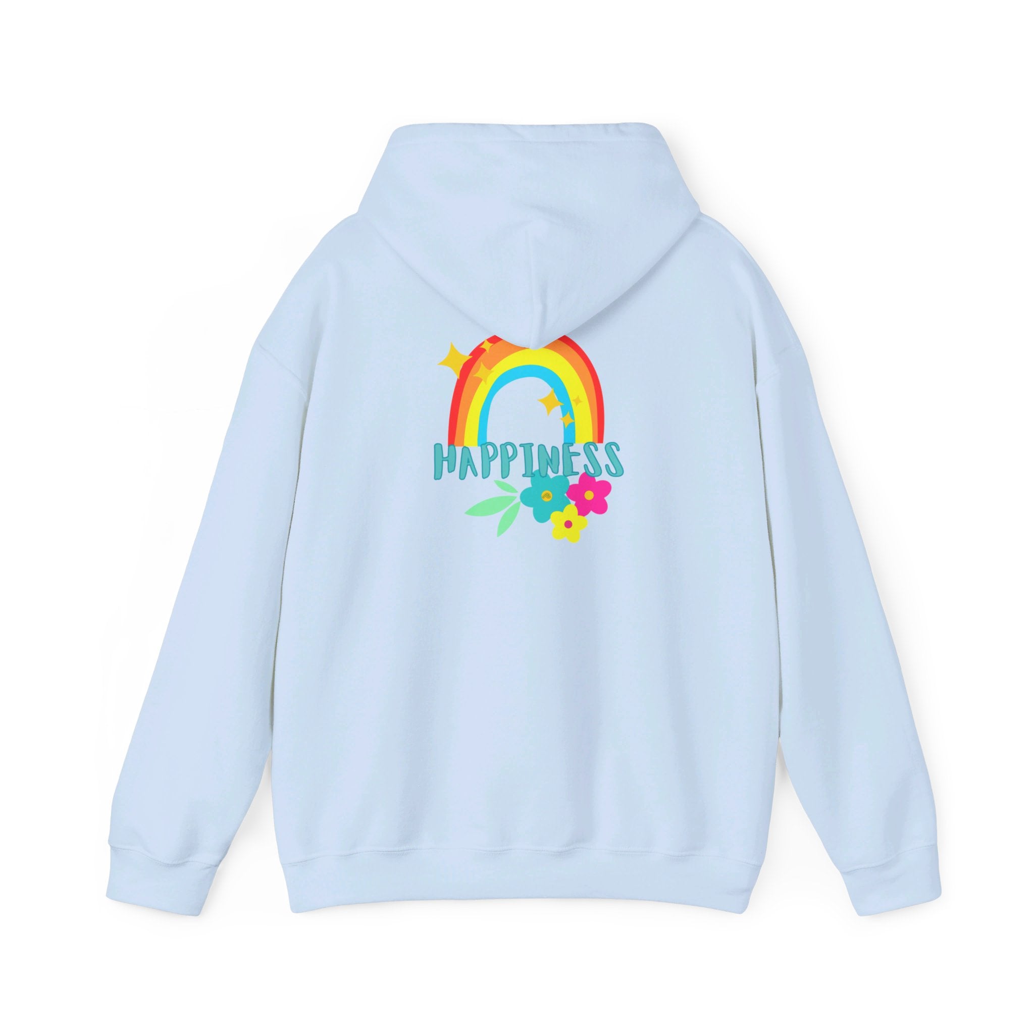 Peel Here Clothings Happy Rainbow Hoodie