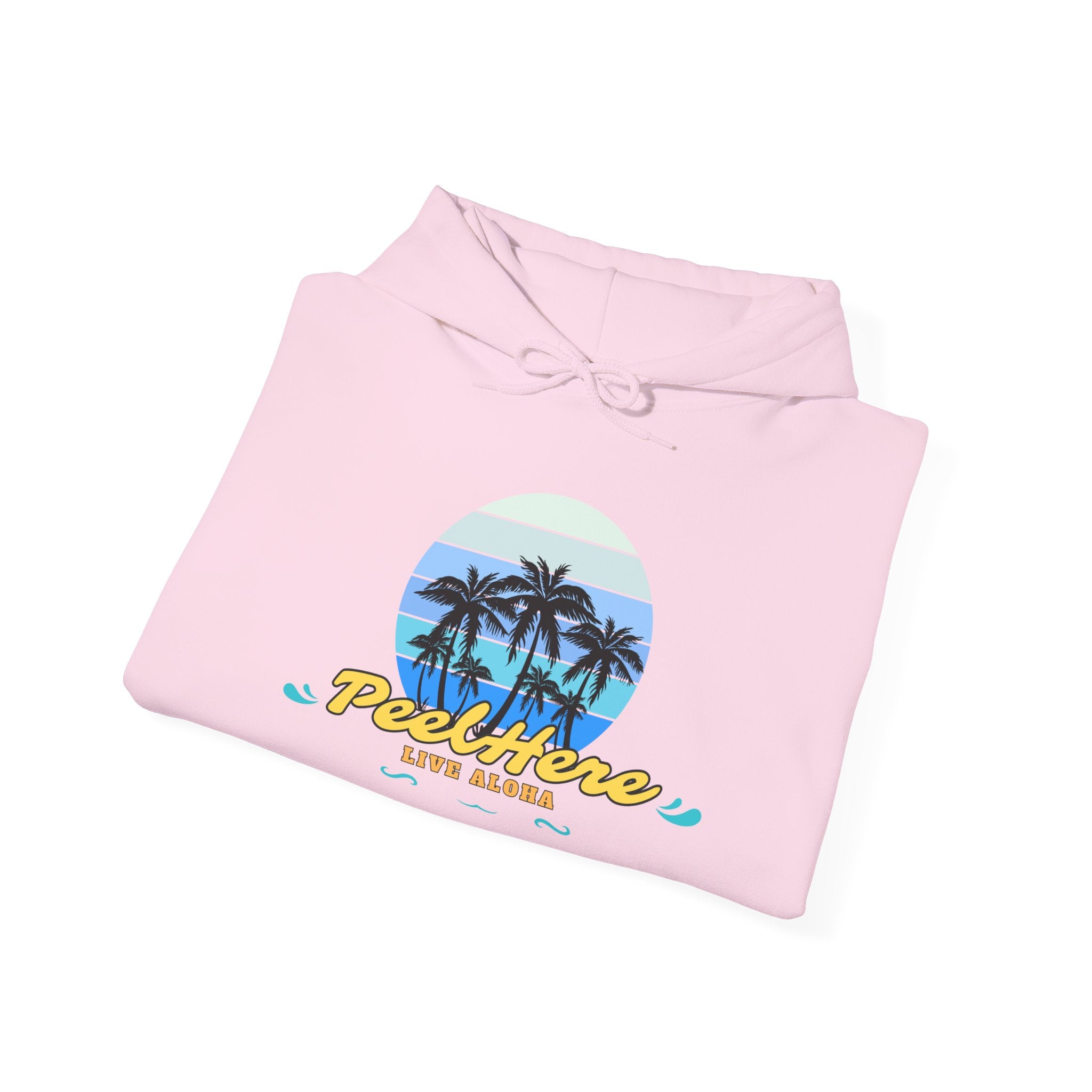 Peel Here Clothing's Live Aloha Hooded Sweatshirt