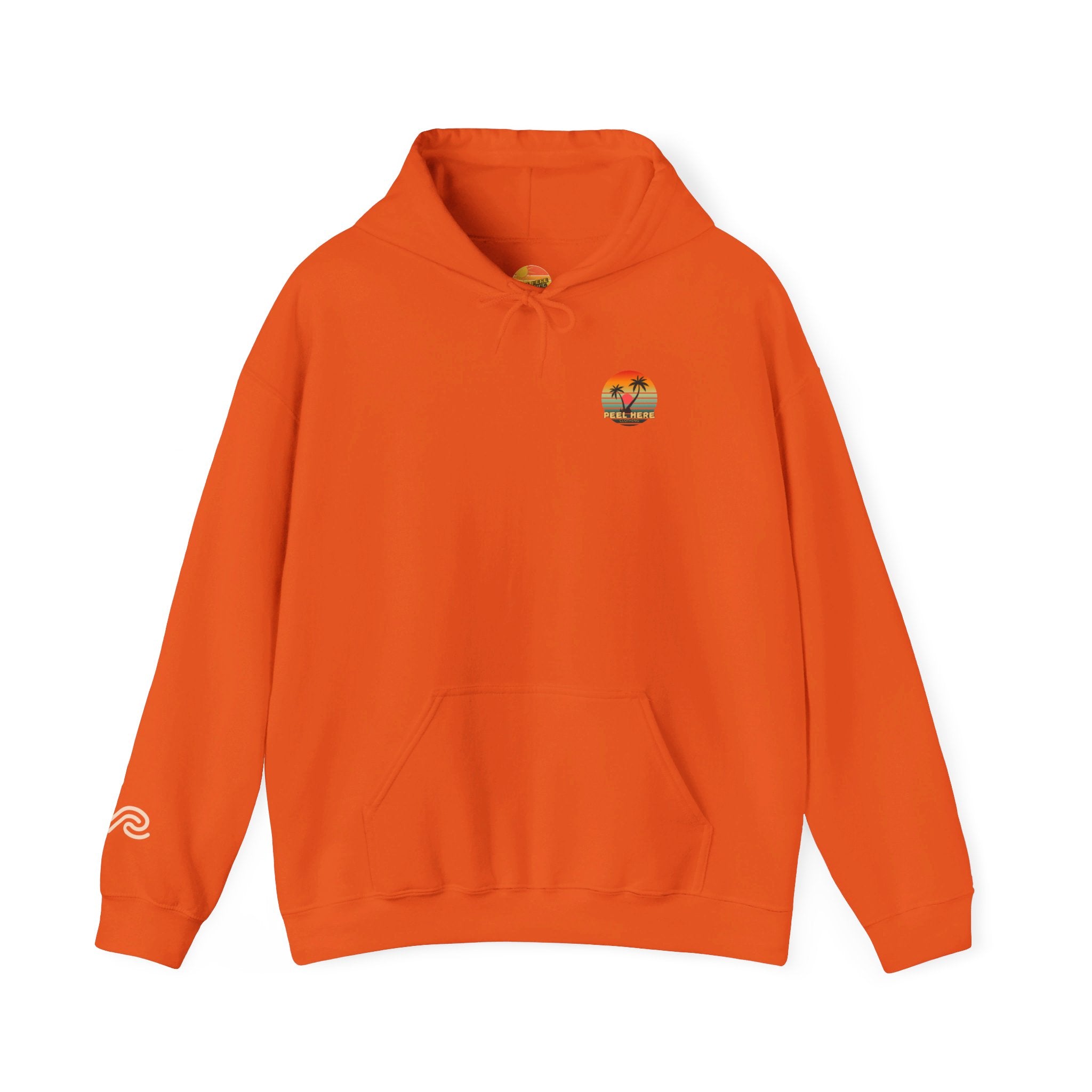 Mens Peel Here Retro Dot Hoodie