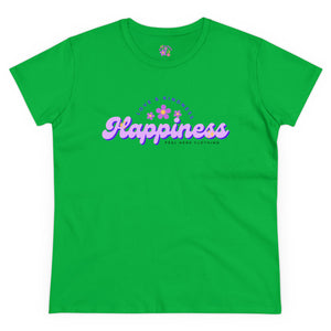 Happiness Midweight Cotton Tee (Front)