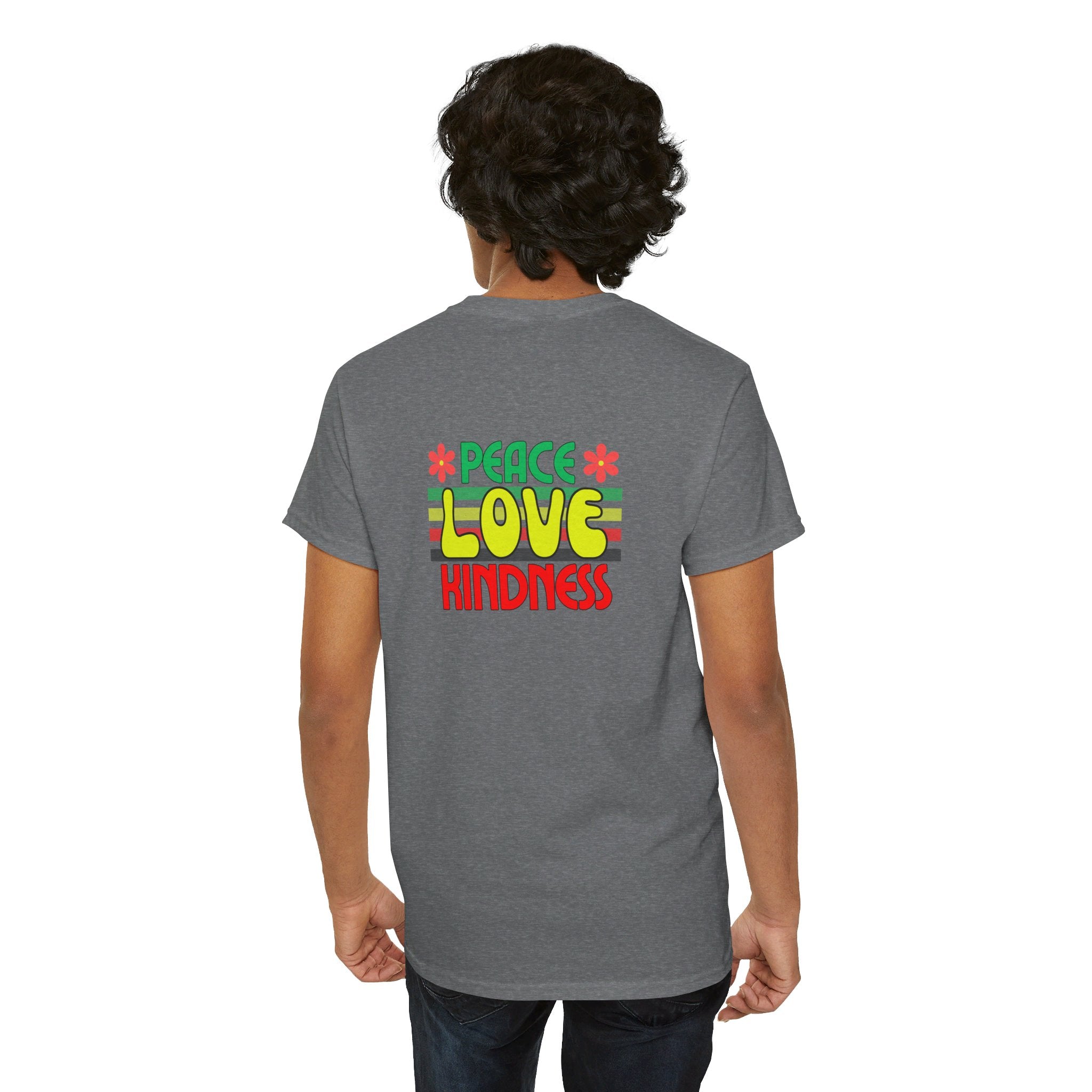 Peel Here Clothing Men's "Peace, Love, Kindness" T-Shirt"