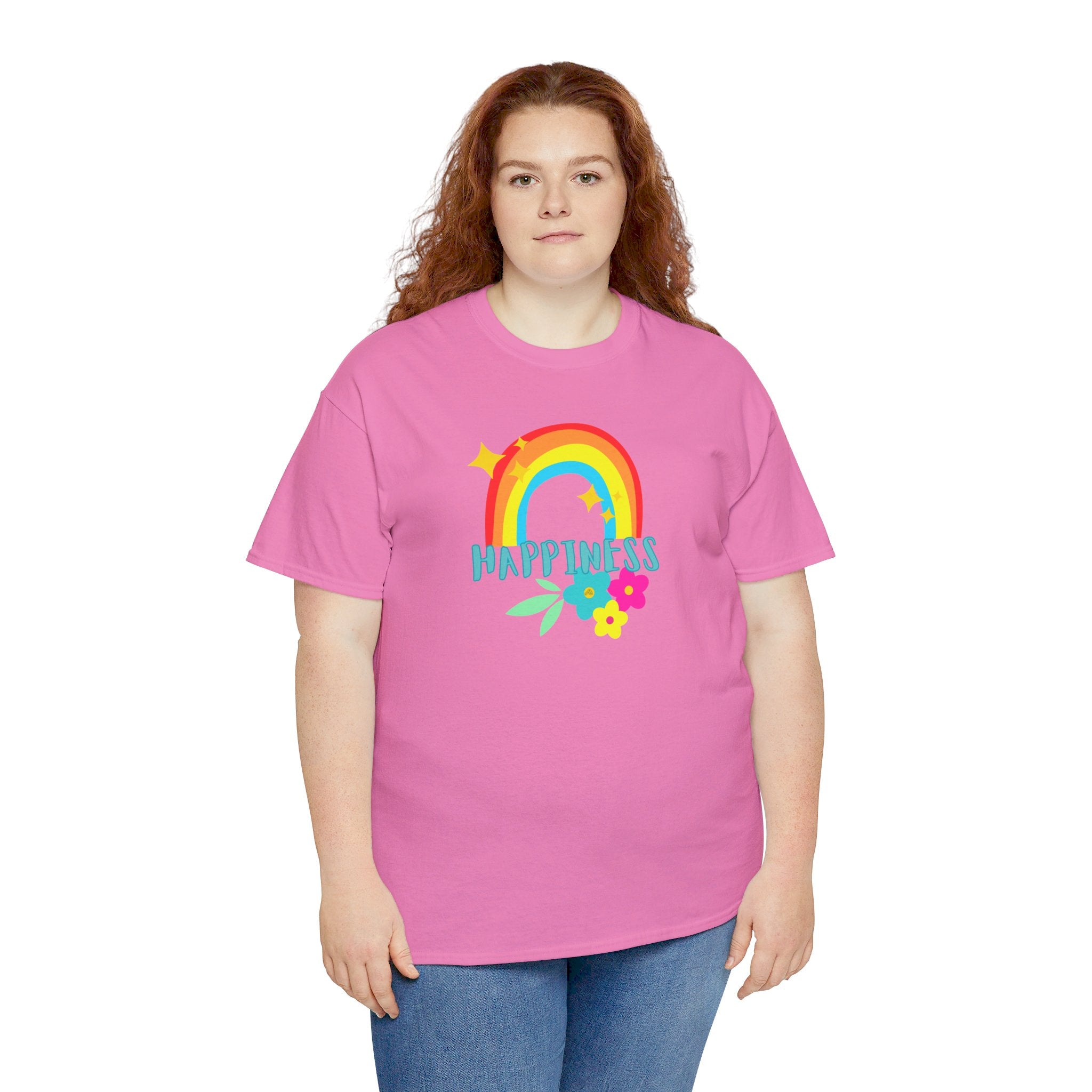 Peel Here Clothing Women's "Happiness Rainbow"