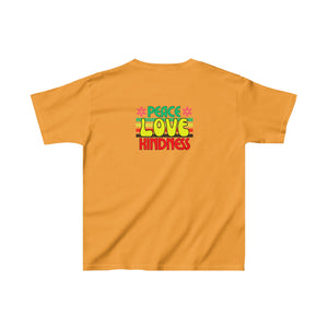 Peel Here Children's "Peace, Love, Kindness" T-Shirt