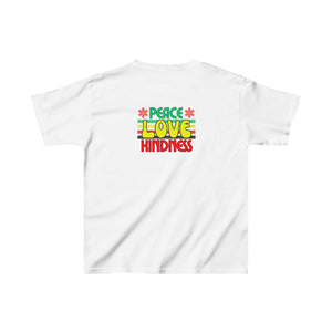 Peel Here Children's "Peace, Love, Kindness" T-Shirt