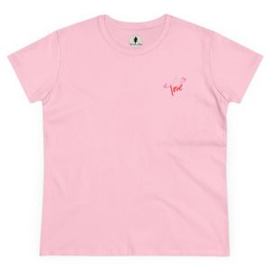 Love!!! Midweight Cotton Tee (Back)