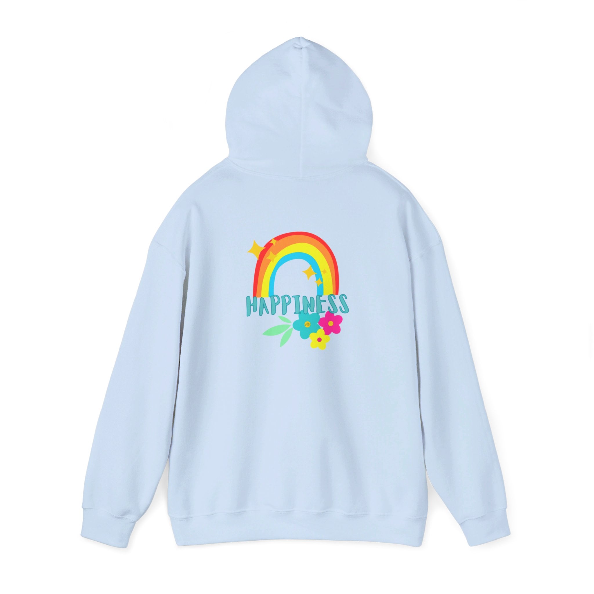 Peel Here Clothings Happy Rainbow Hoodie