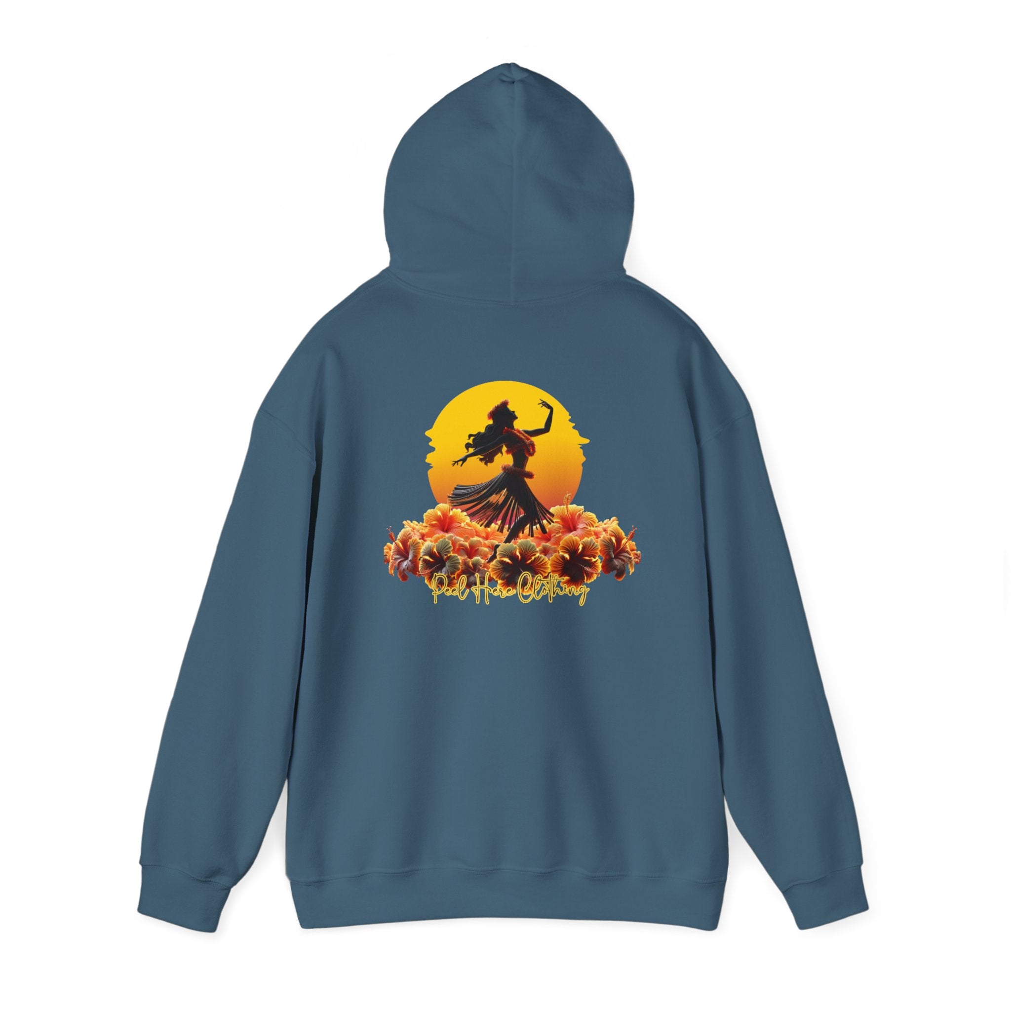 Peel Here Clothing's Dancing on Hibiscus Hoodie