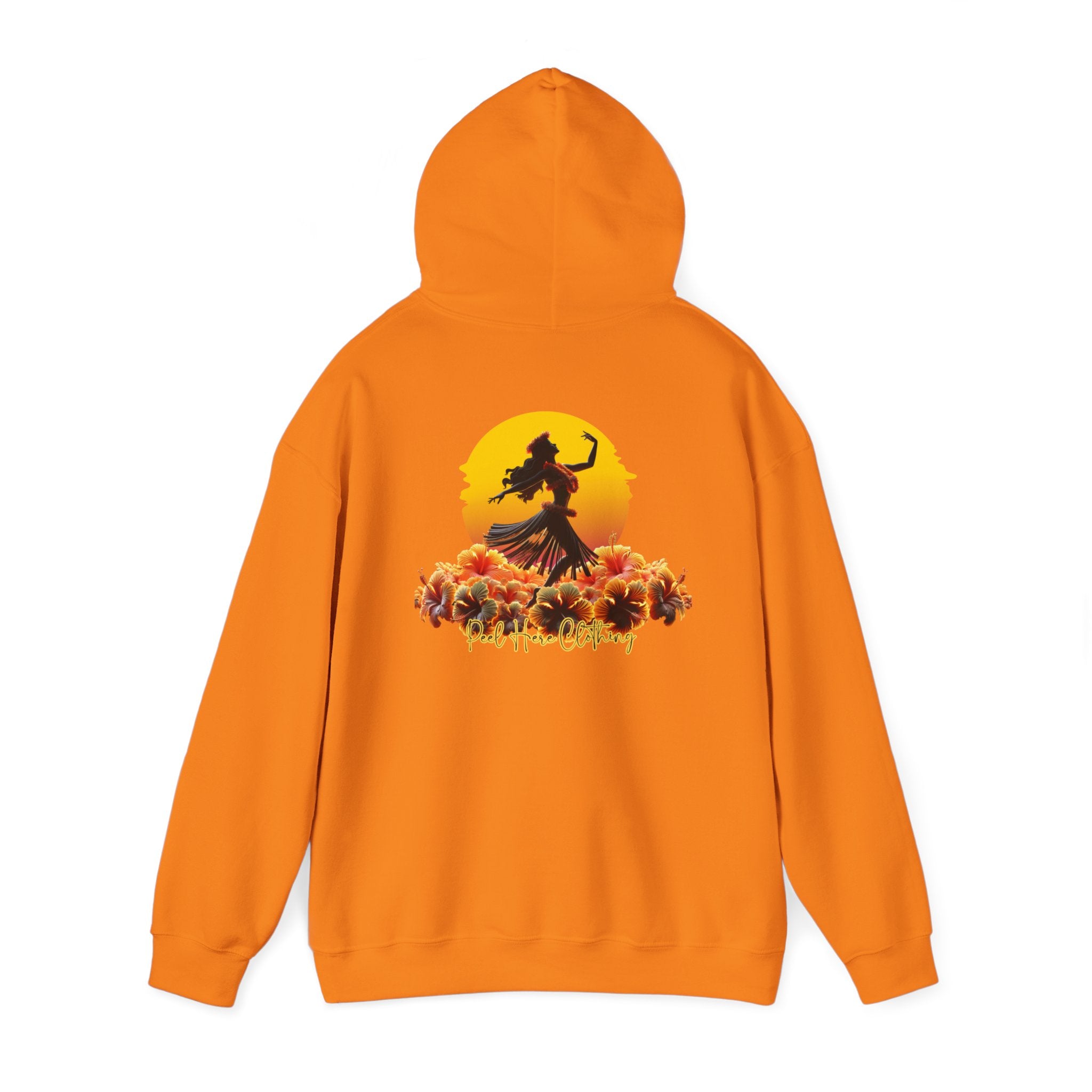 Peel Here Clothing's Dancing on Hibiscus Hoodie