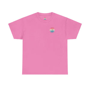 Retro Hibiscus Heavy Cotton Tee